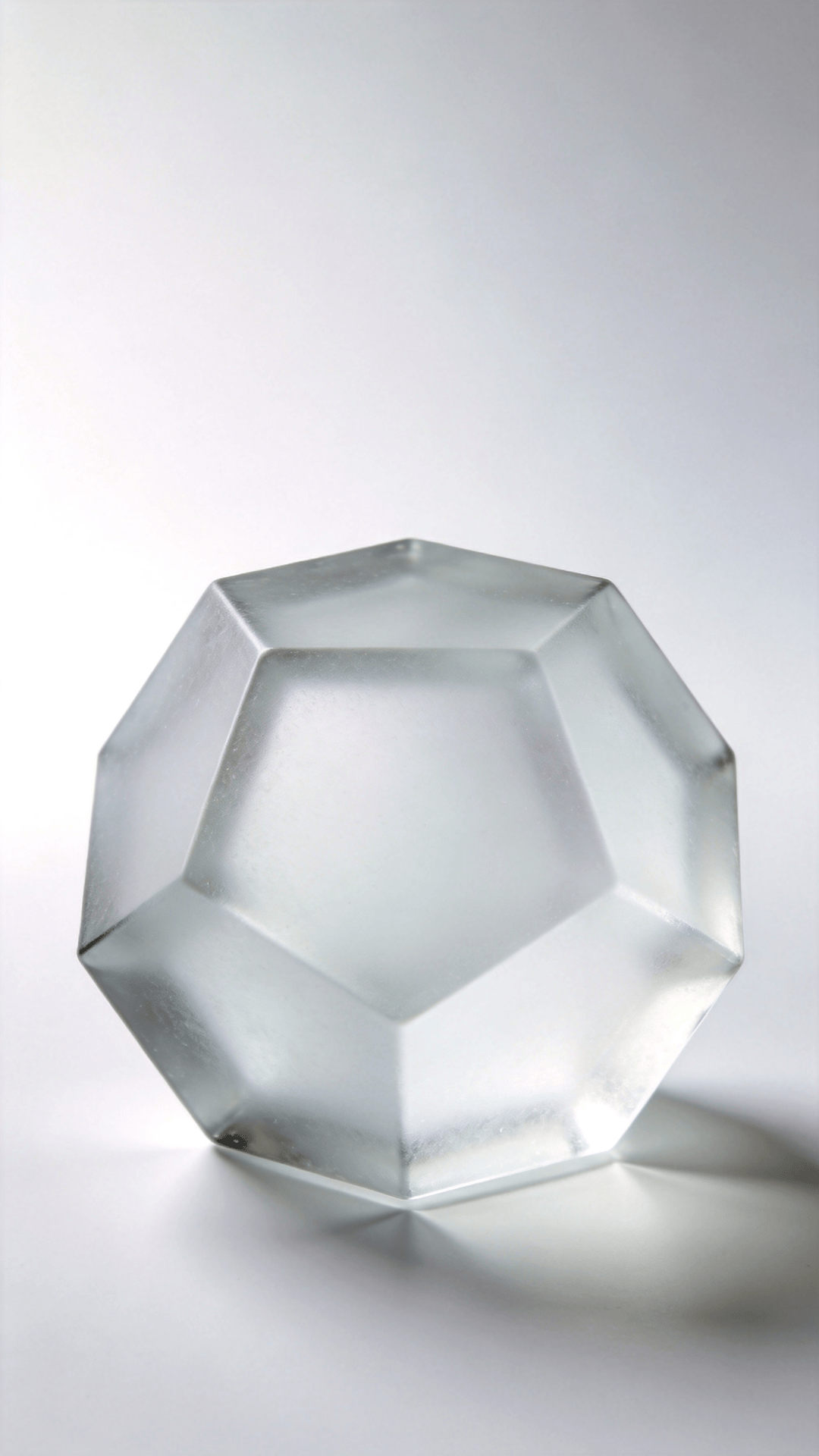 Dodecahedron, Frosted glass Study