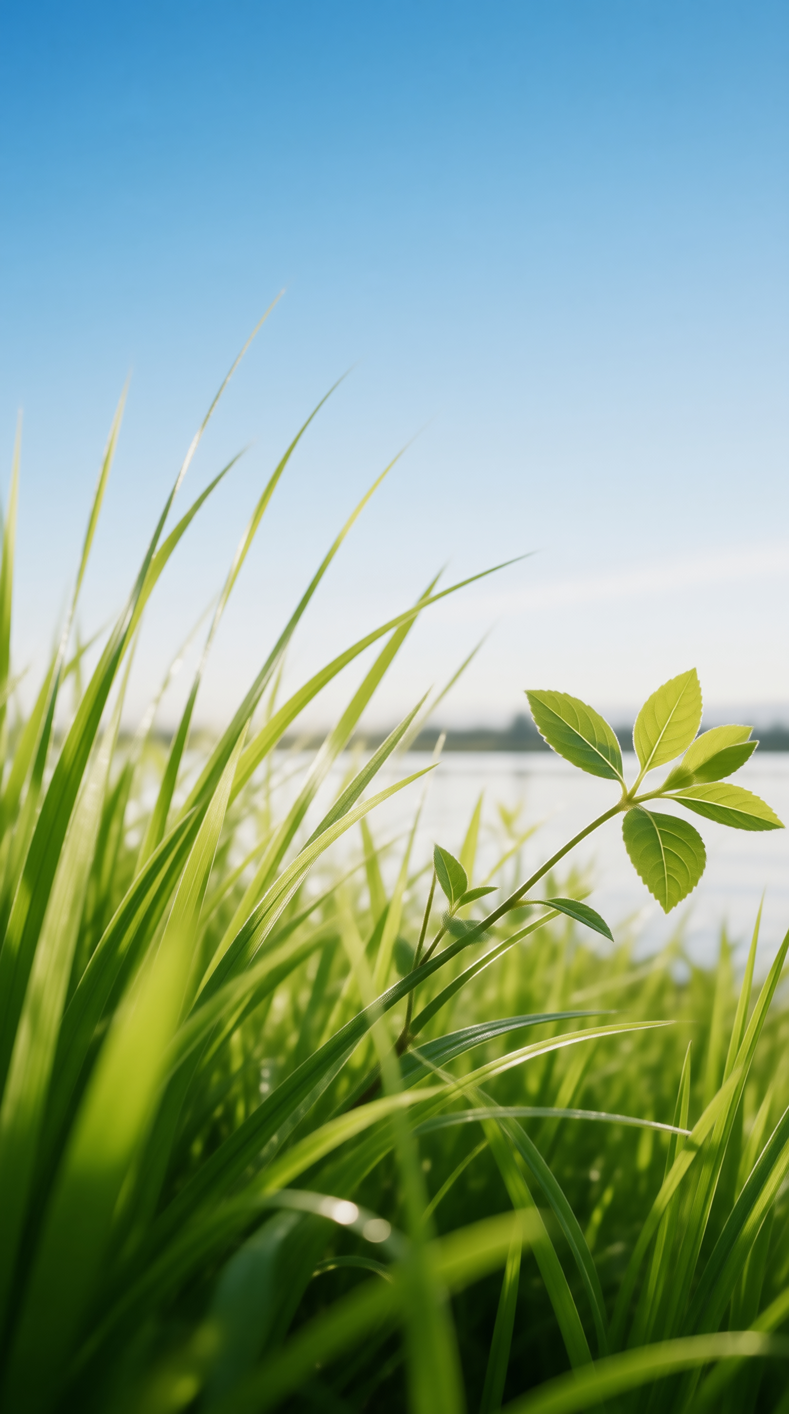 Green Grass in Sunlight