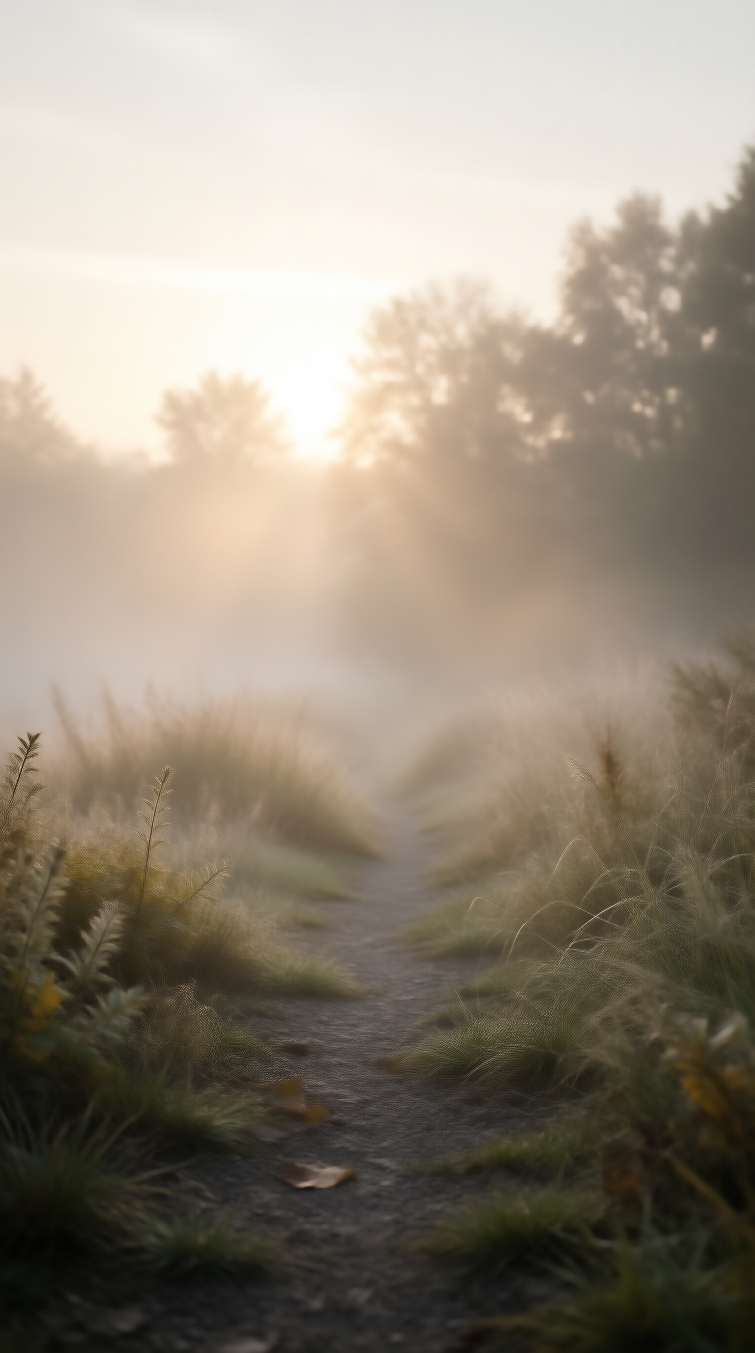 Sunrise Meadow Path Landscape