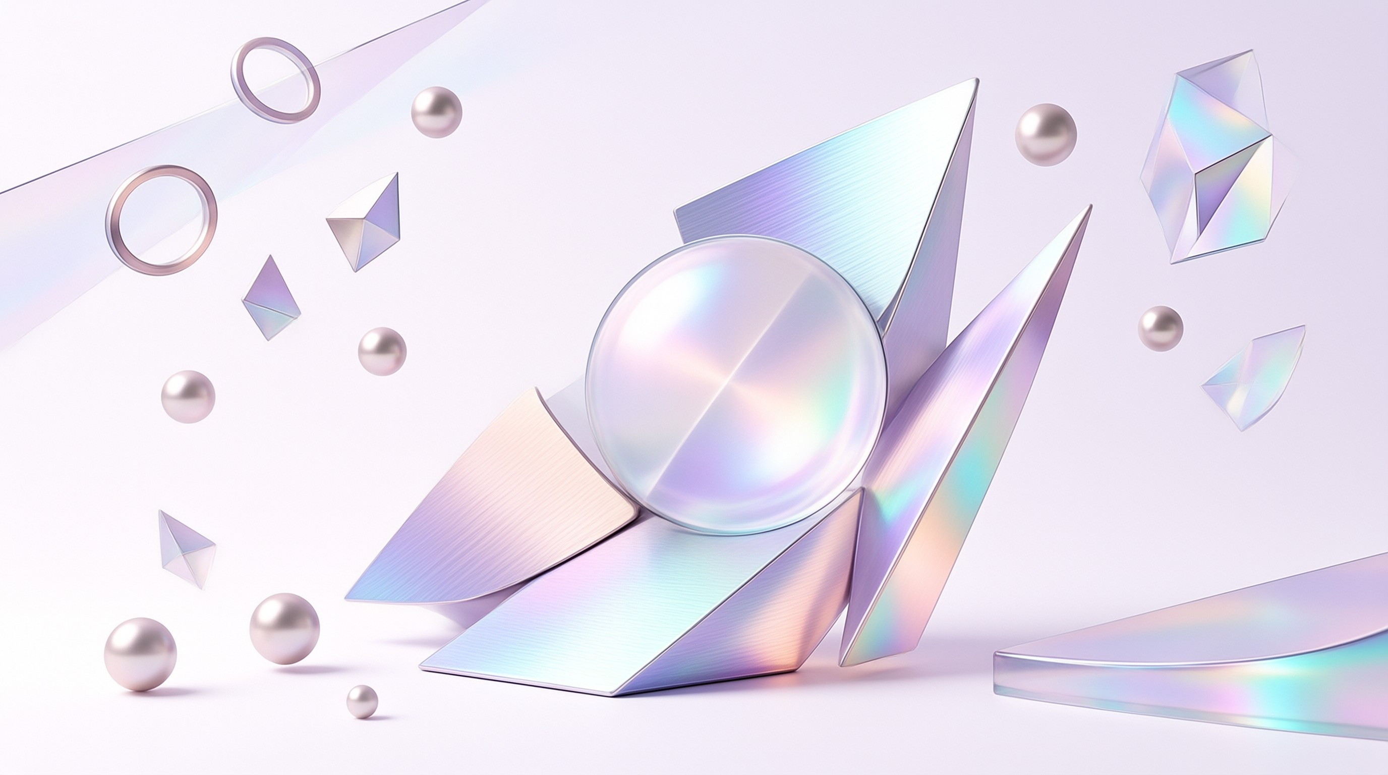 Abstract Iridescent Geometry