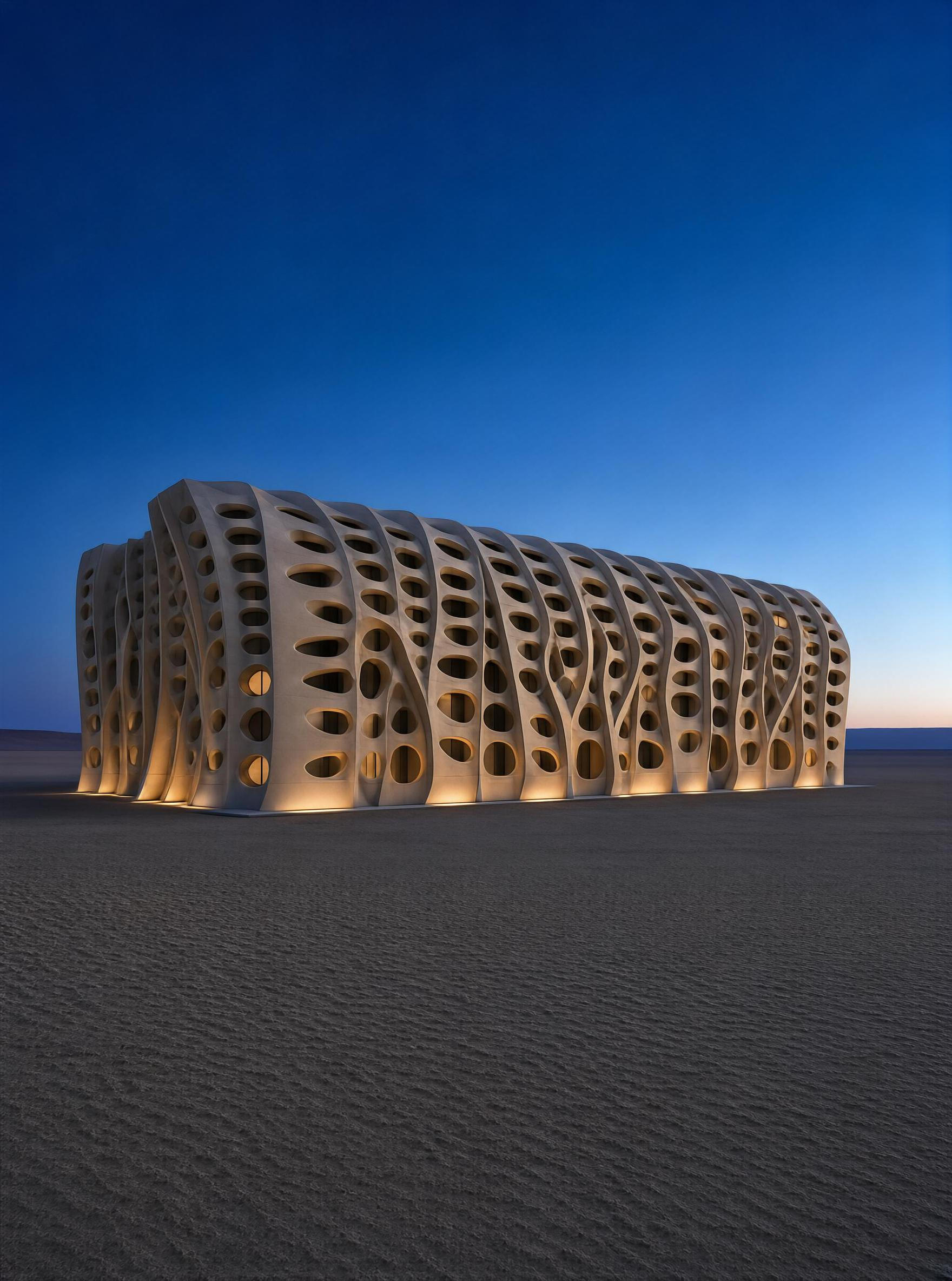Modern Desert Building