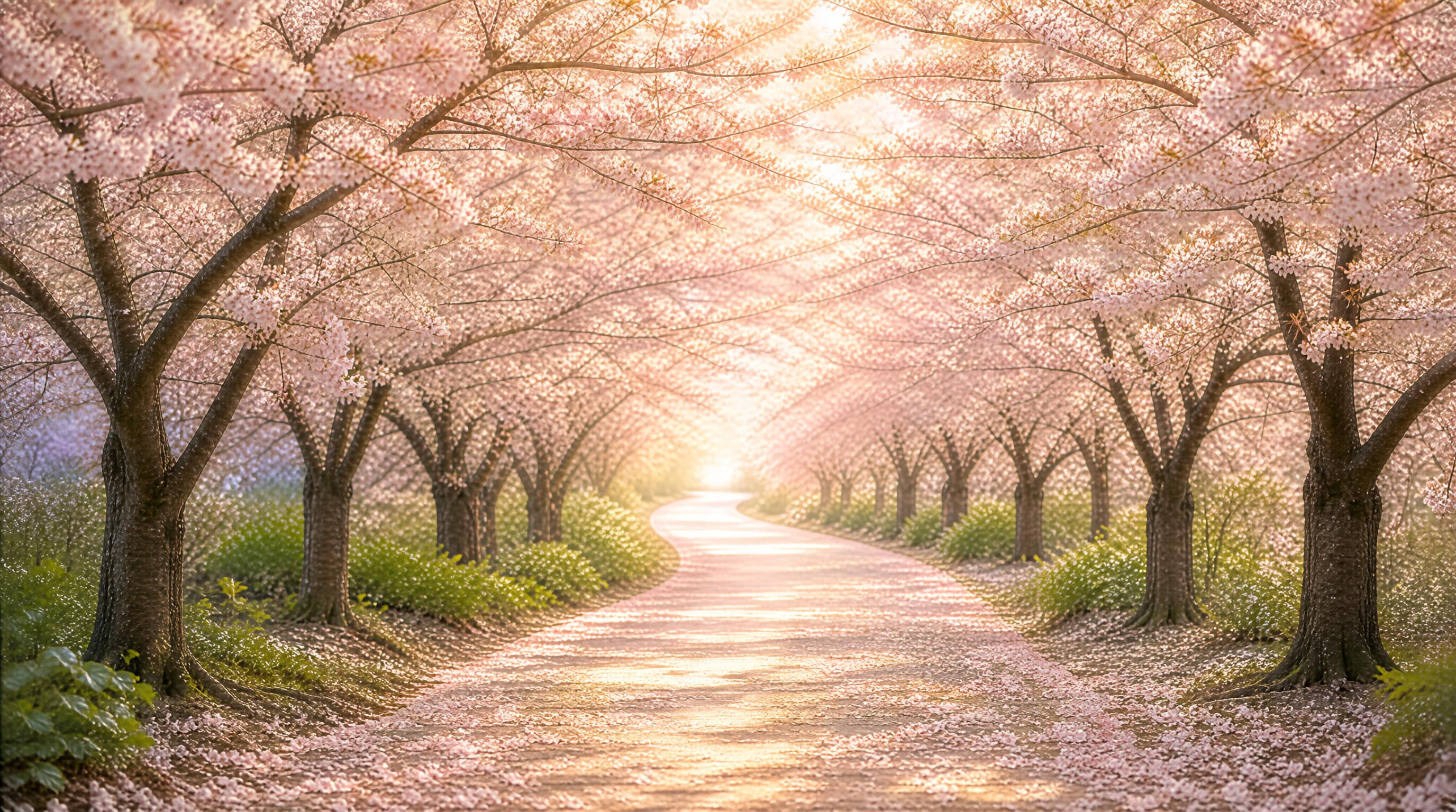 Cherry Blossom Pathway