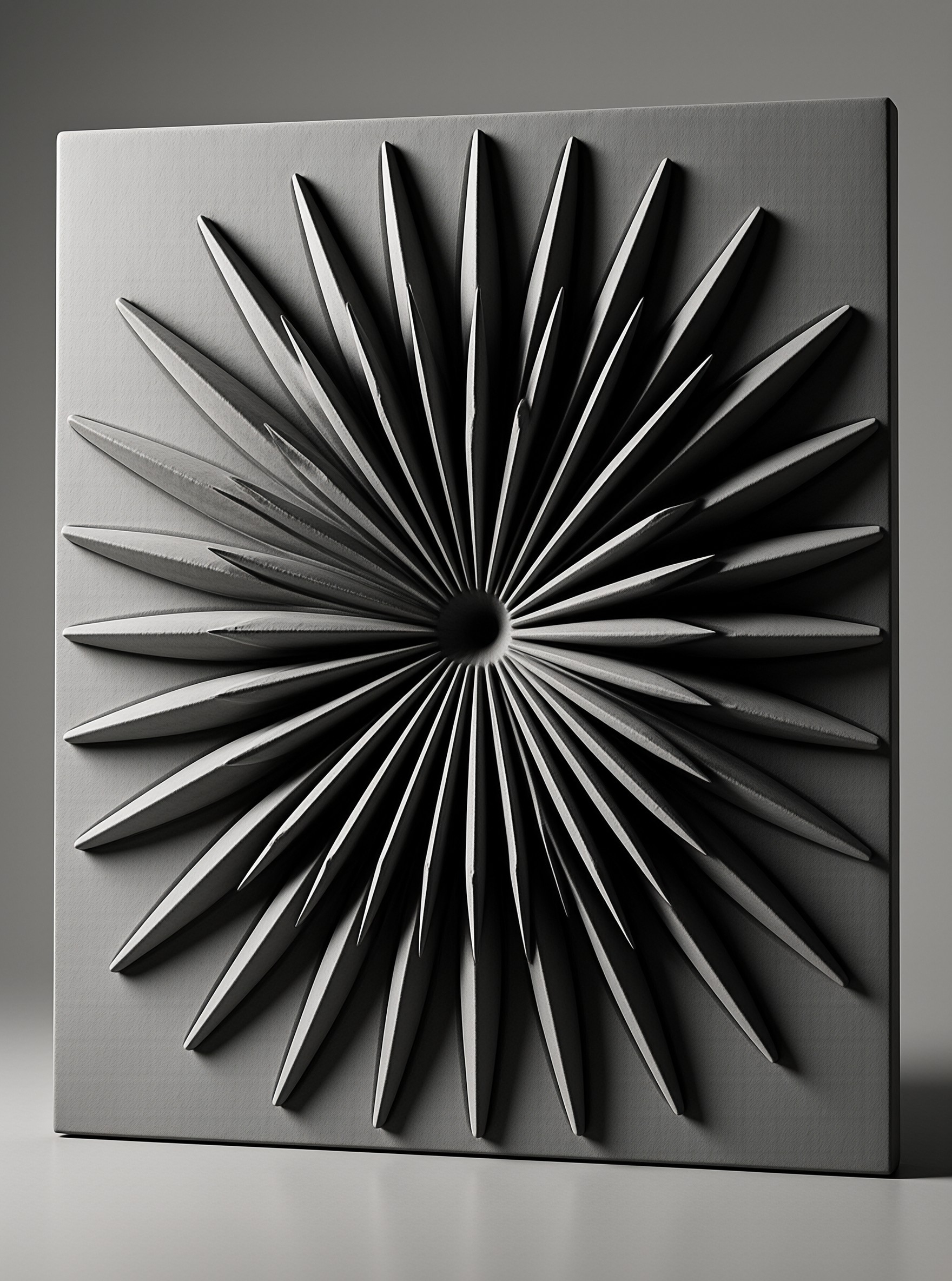 Monochrome Radial Relief