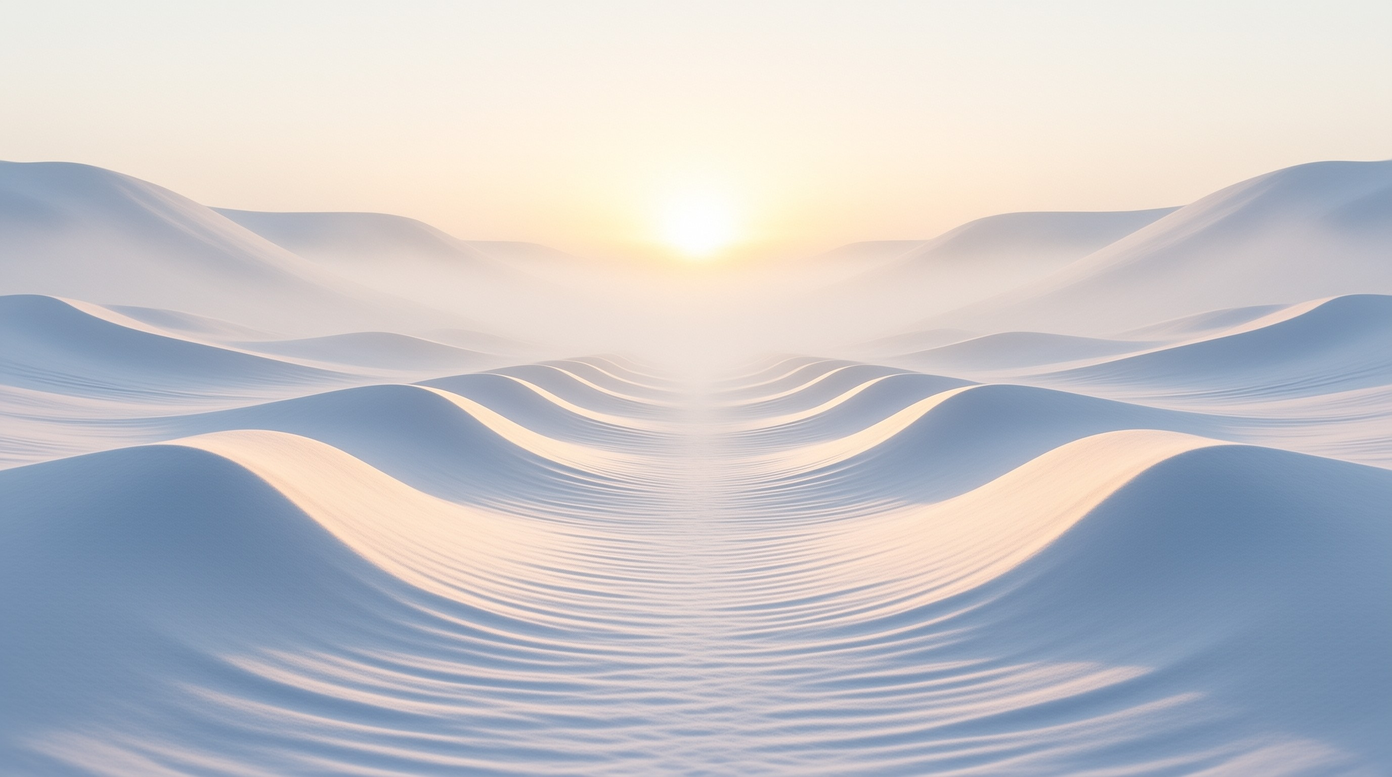 Sunlit Desert Dune Landscape