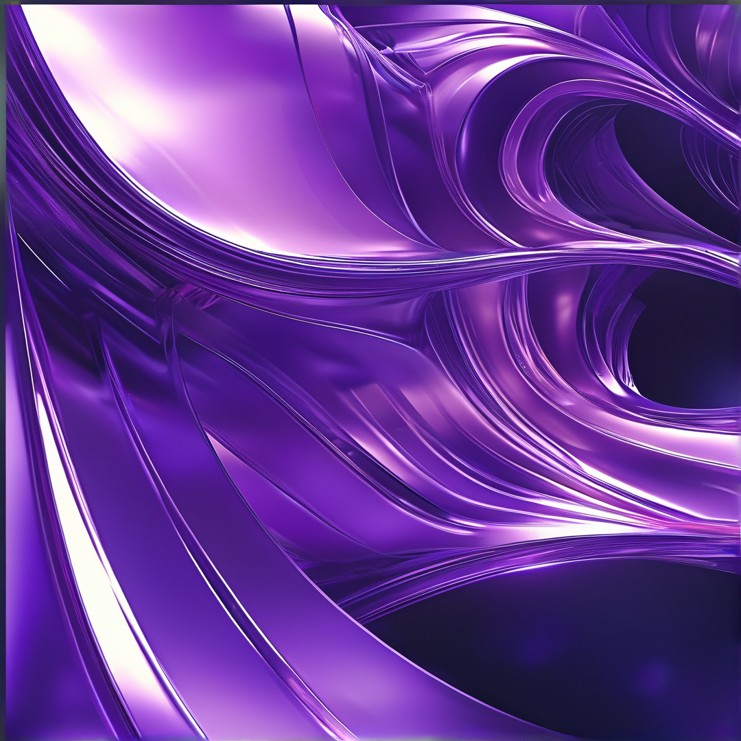 Shiny Purple Liquid Waves