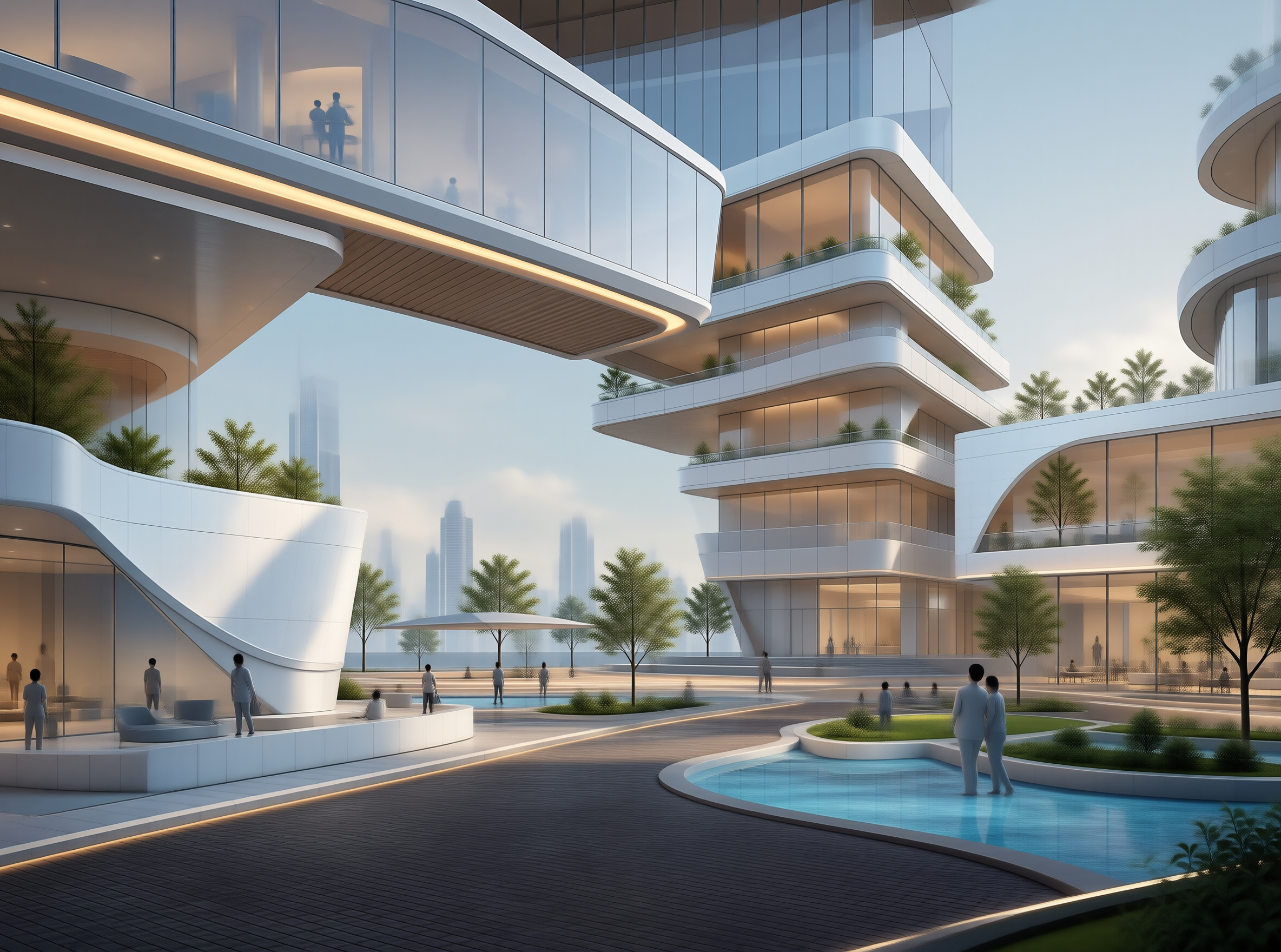 Modern Architectural Complex