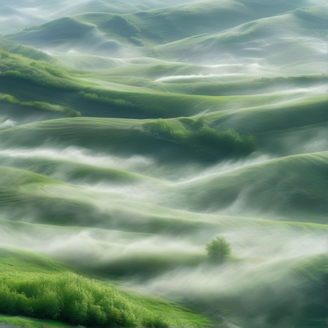 Misty Green Hills