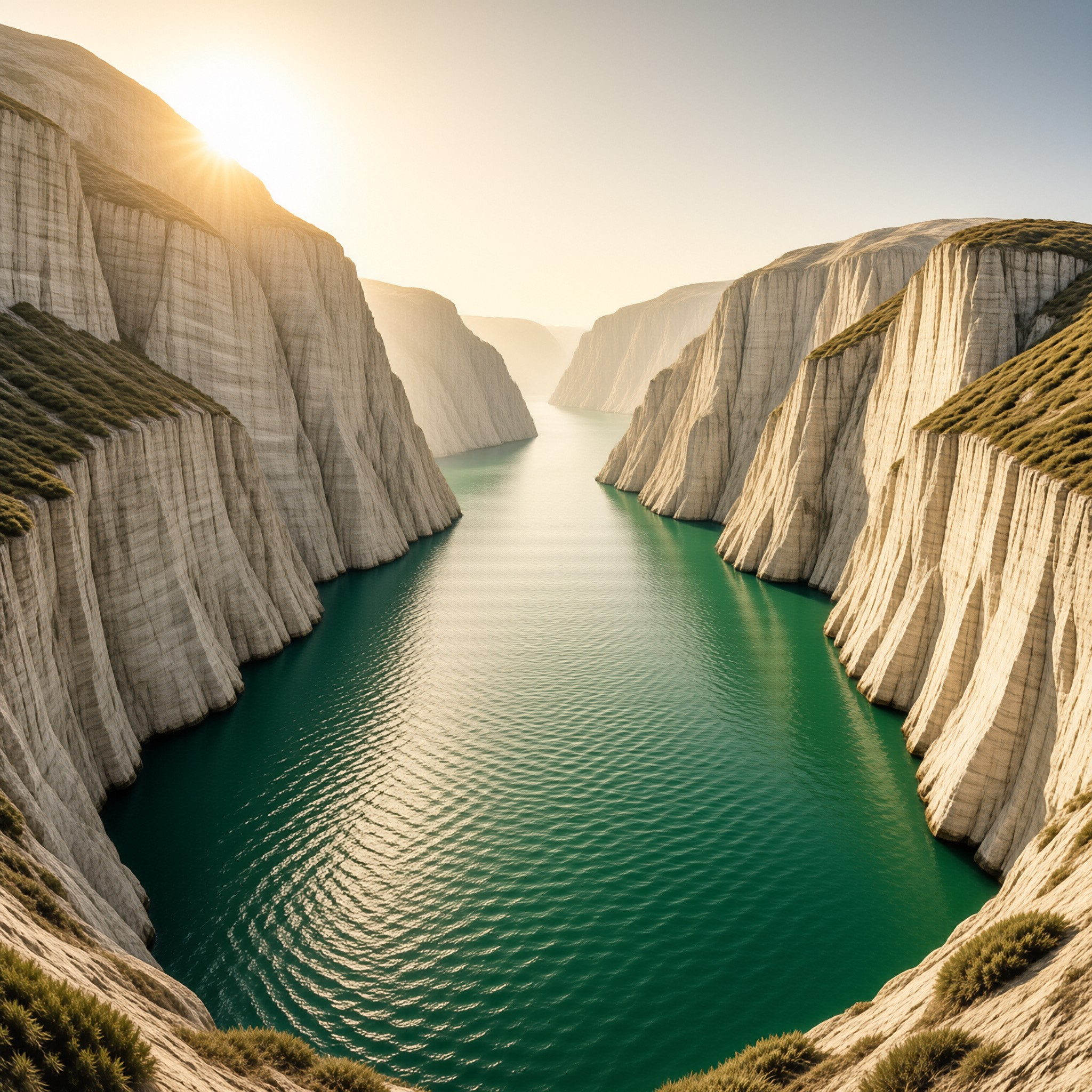 Canyon River at Sunset