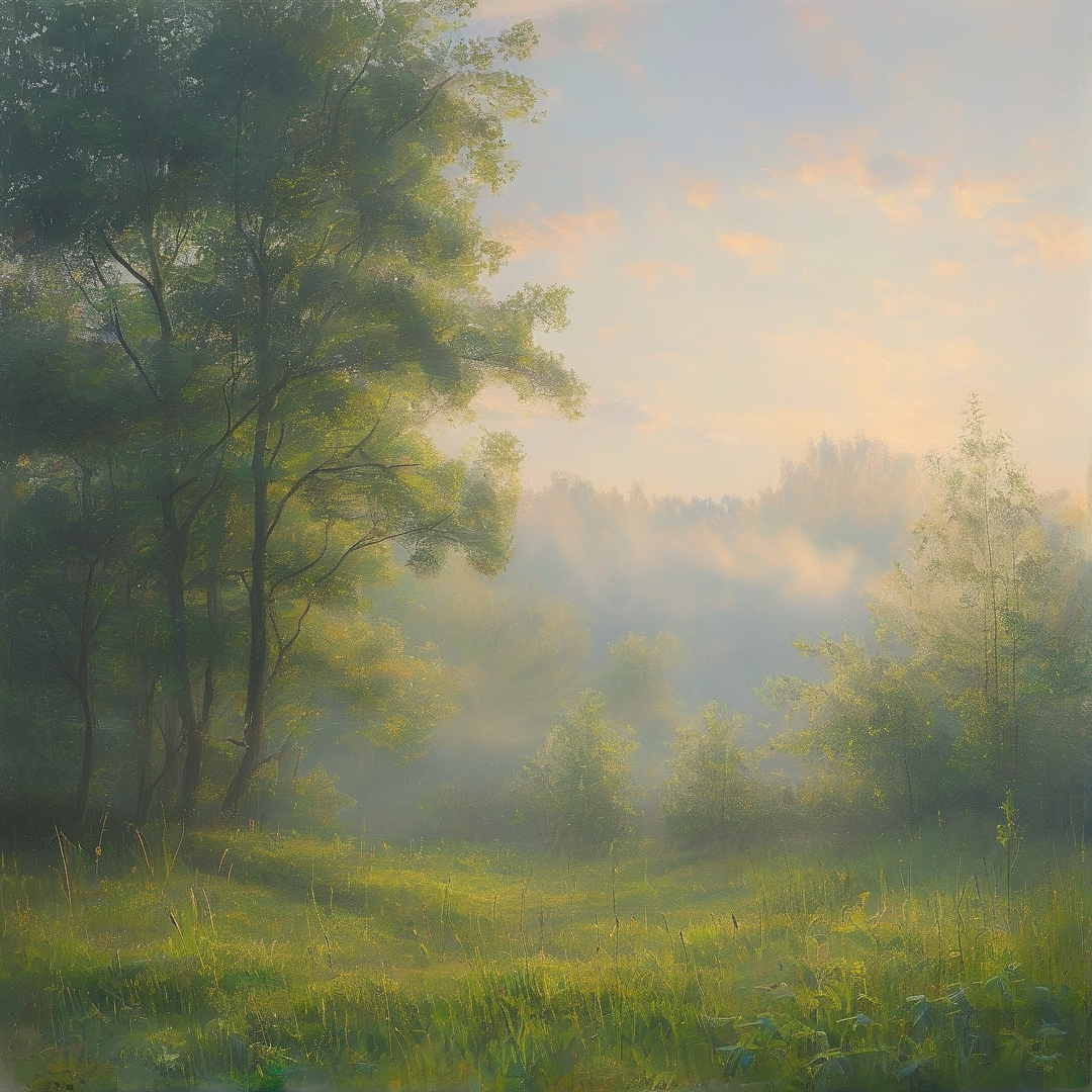 Misty Forest Morning