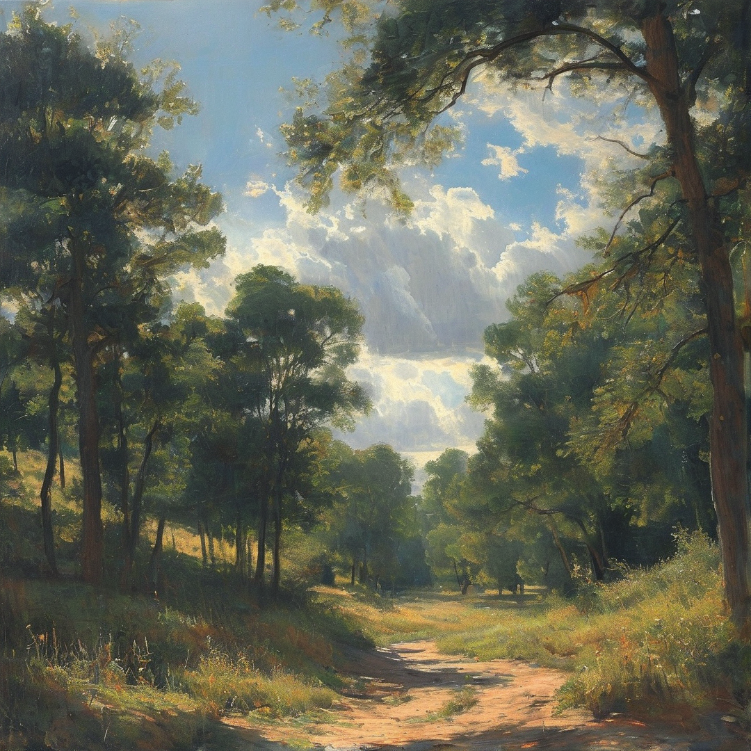 Sunny Forest Pathway