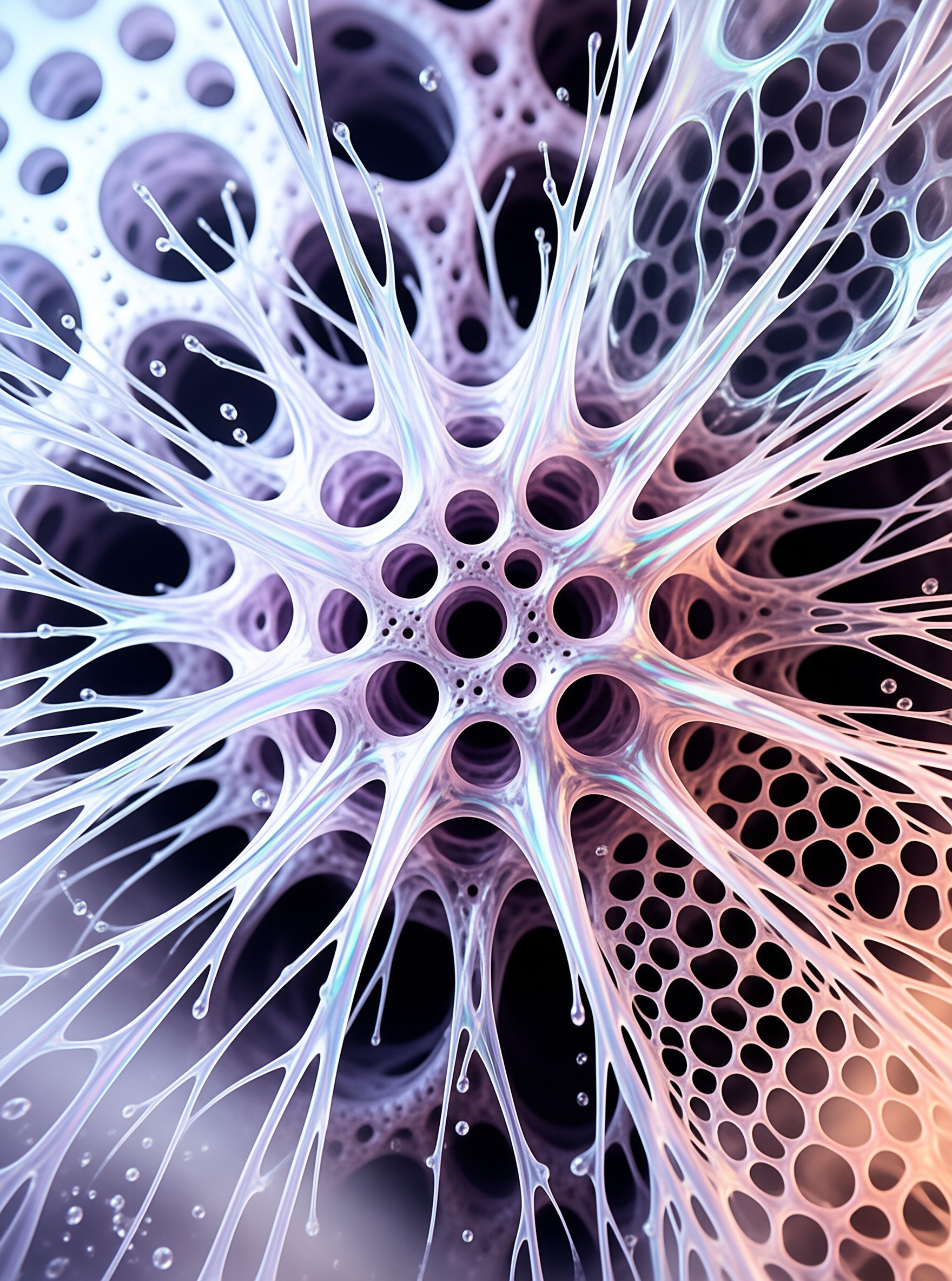 Abstract Organic Microstructure