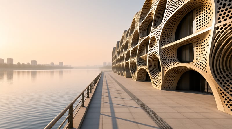 Modern Waterfront Building