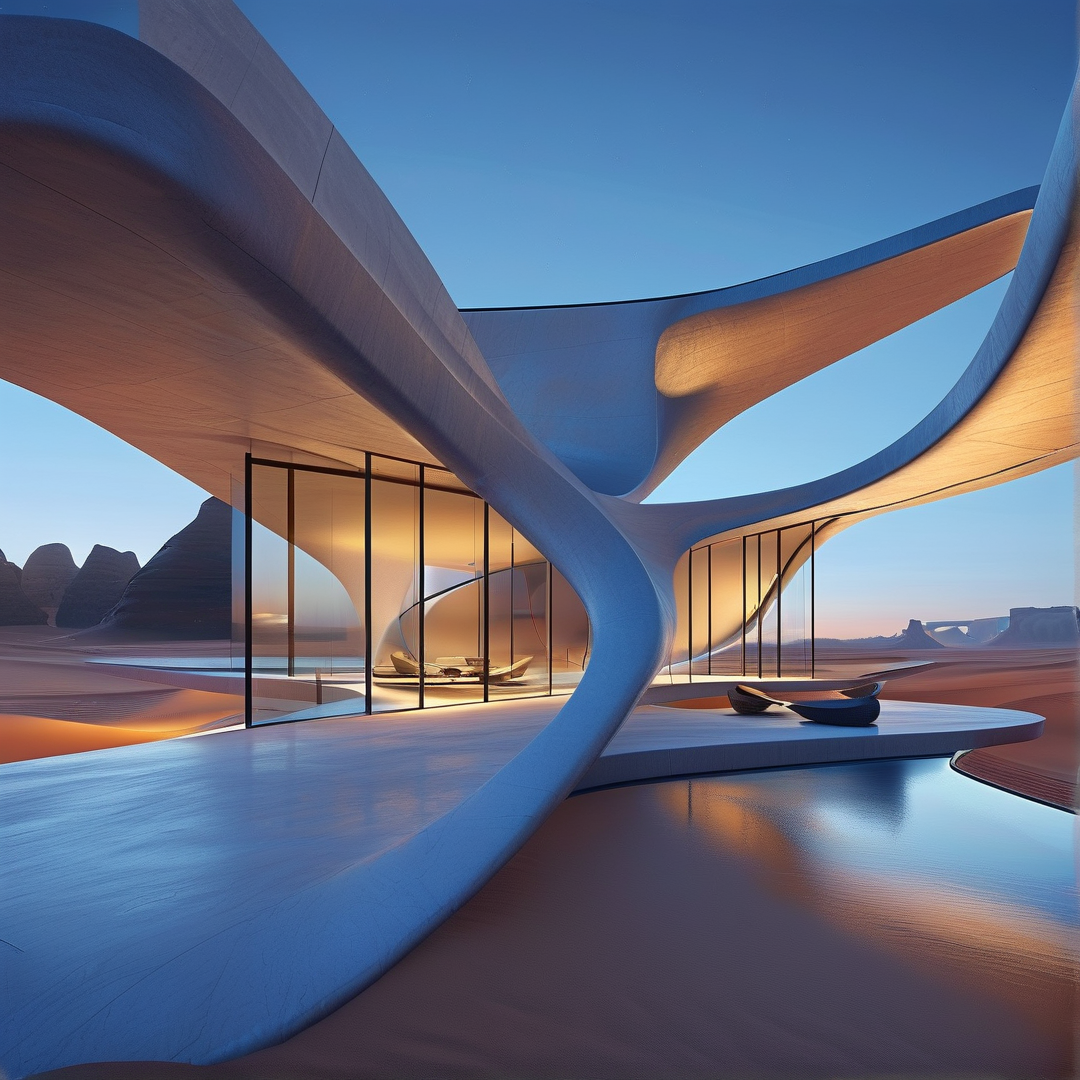 Futuristic Desert Architecture