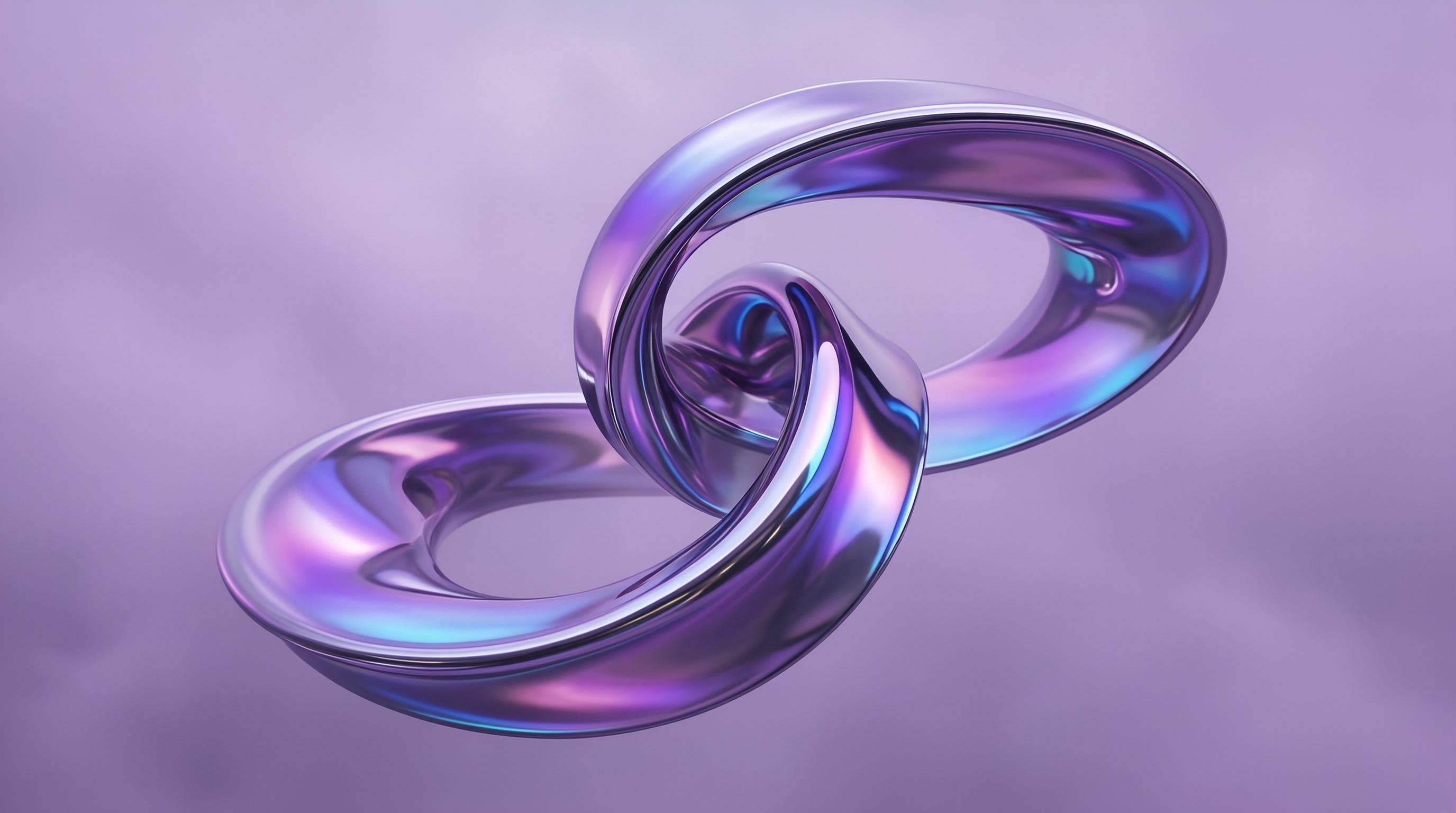 Interwoven Metallic Rings