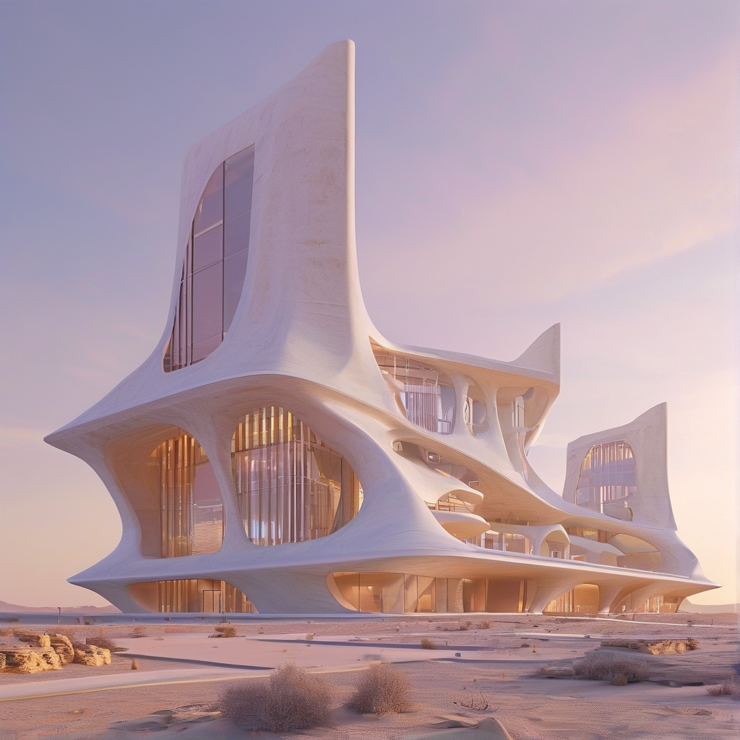 Futuristic Desert Architecture