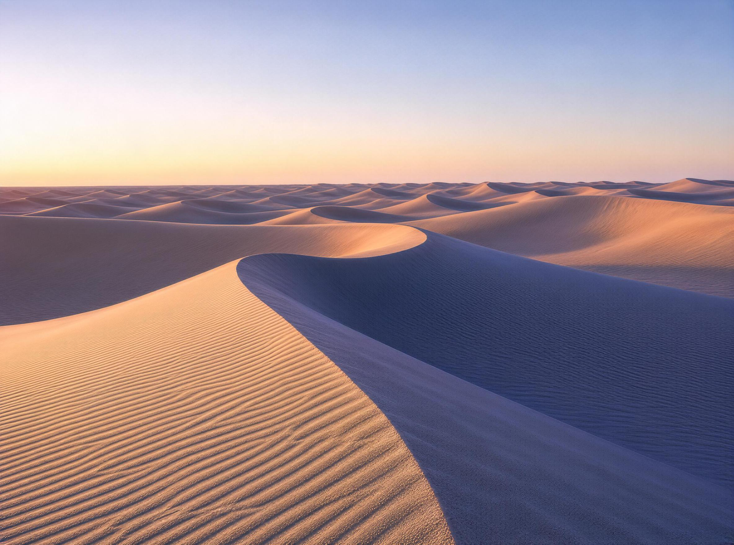 Desert Dunes at Dawn