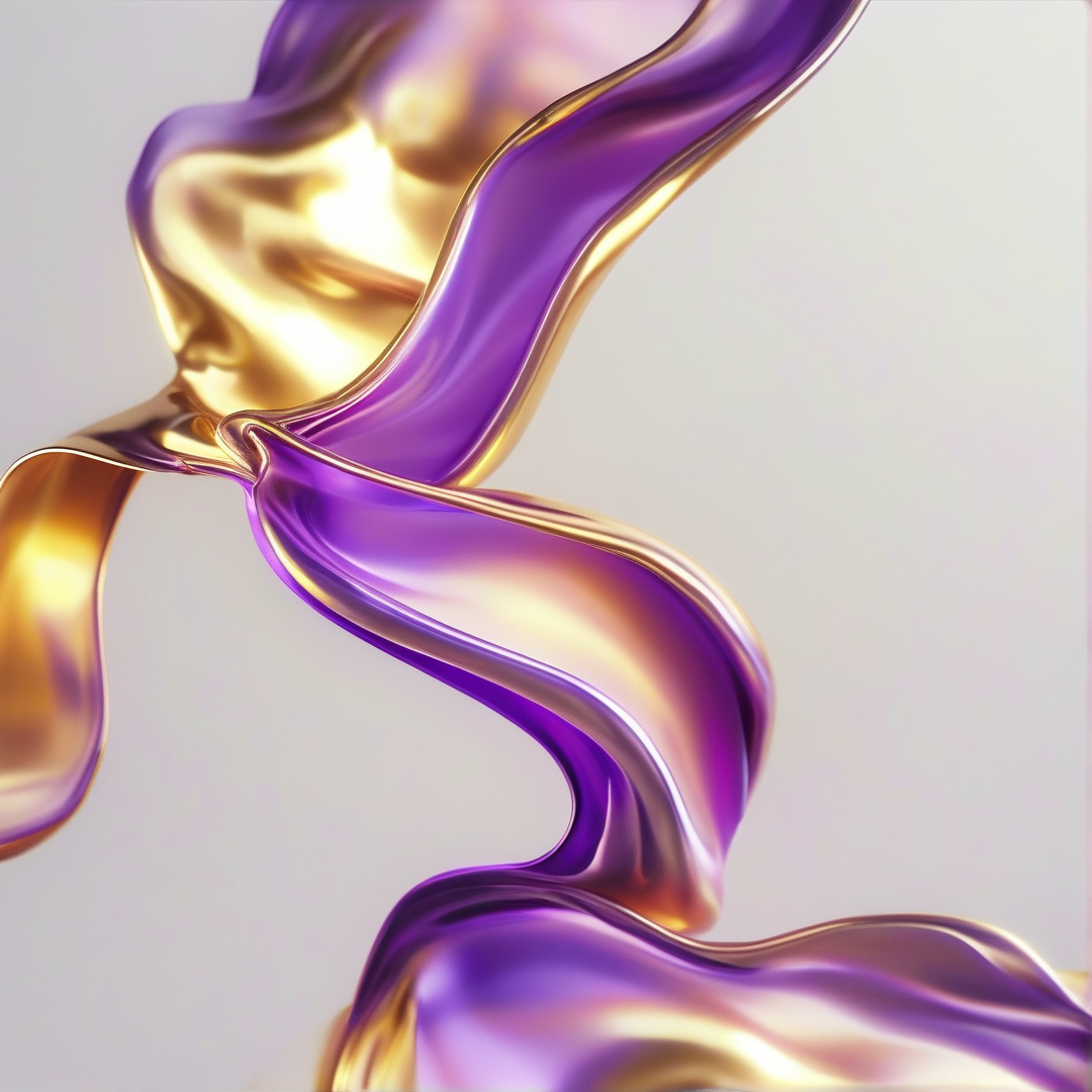 Metallic Purple Waves