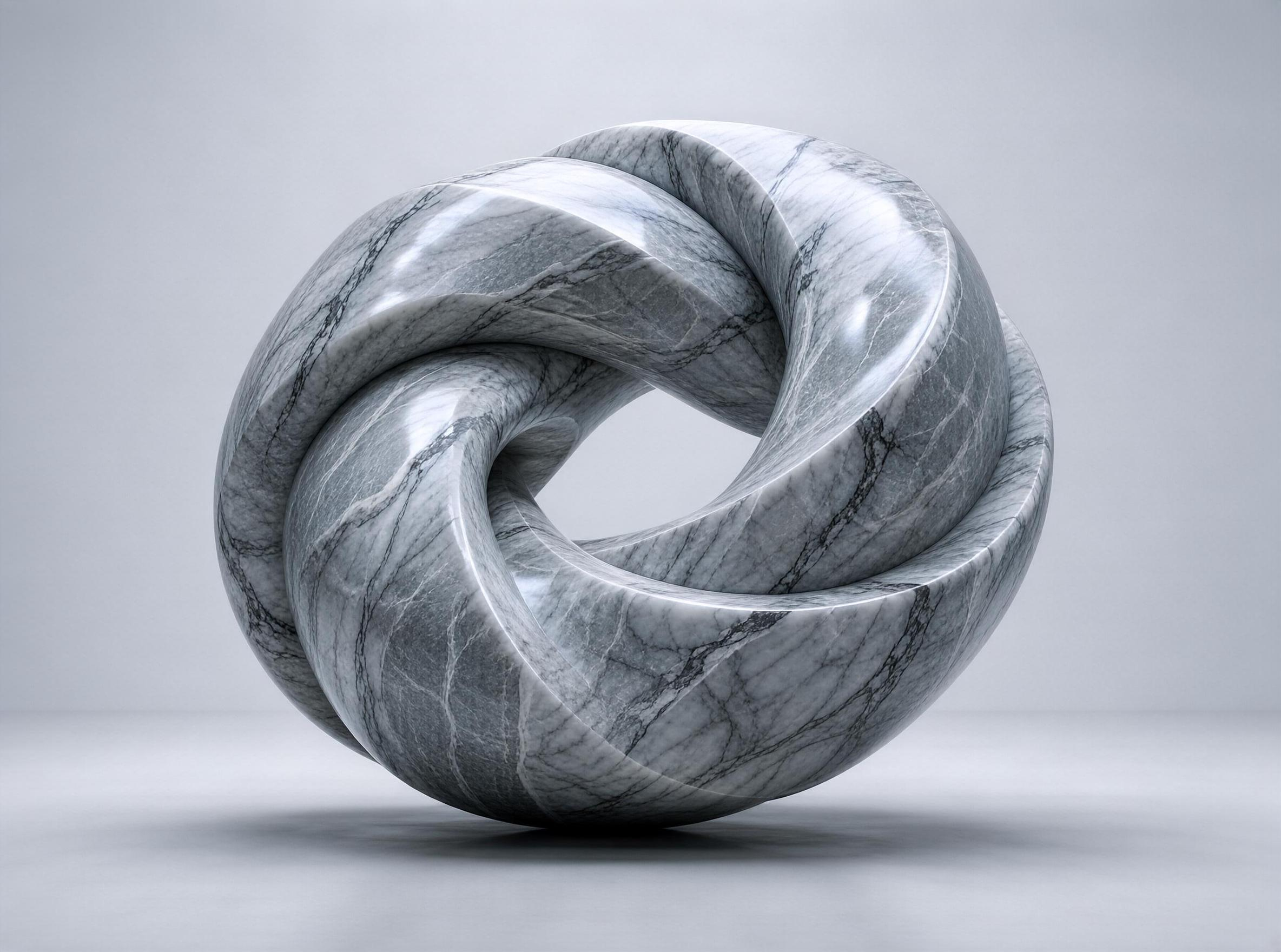 Marble Knot Sculpture