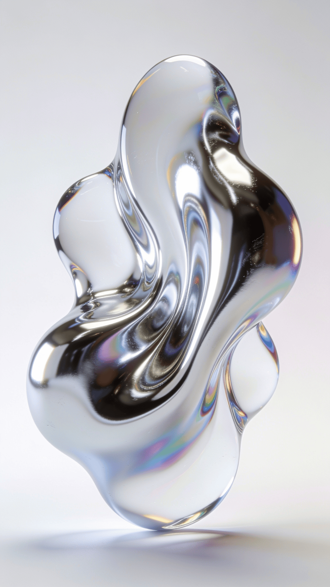 Liquid Chrome, Dreamlike Fluid Blob