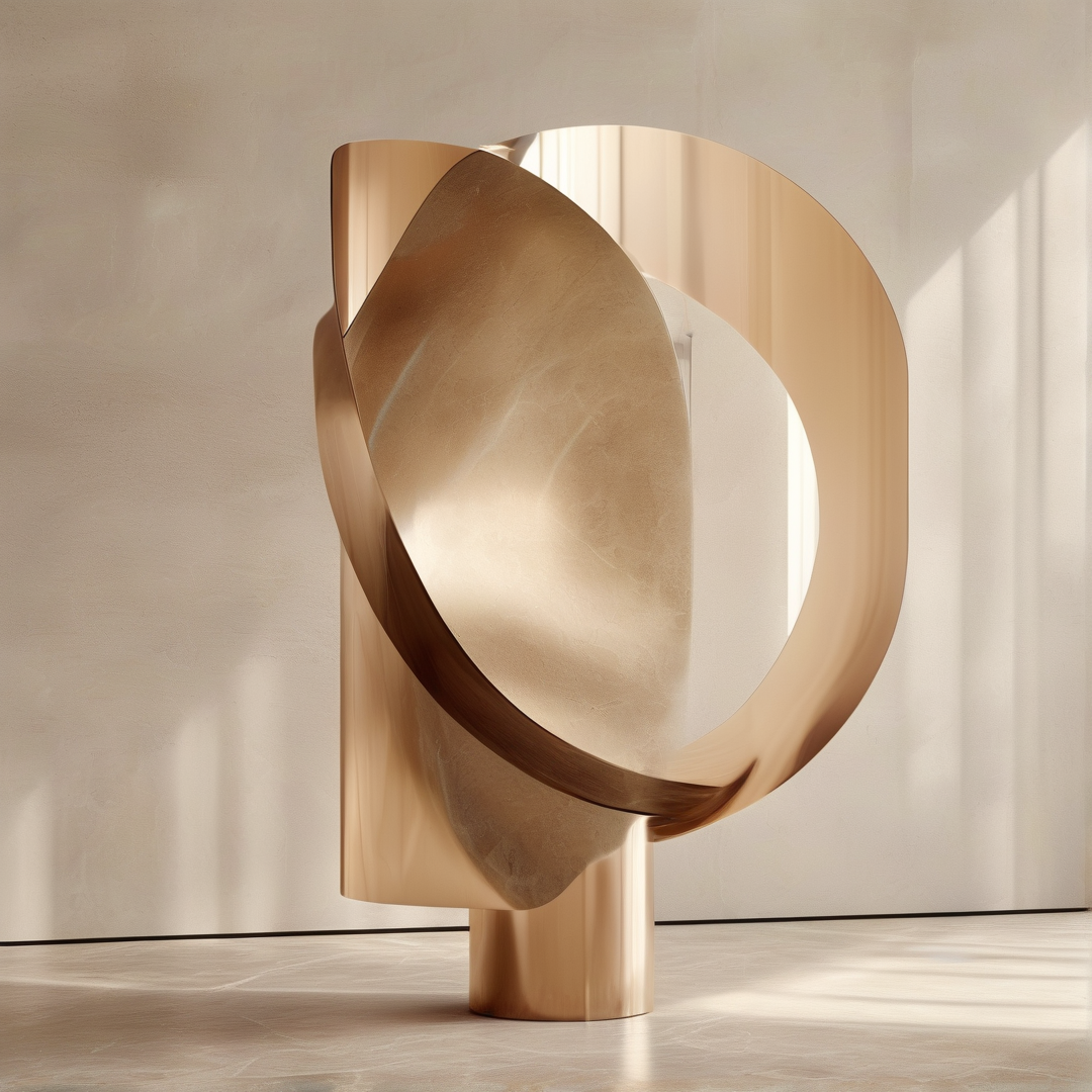 Abstract Metallic Sculpture
