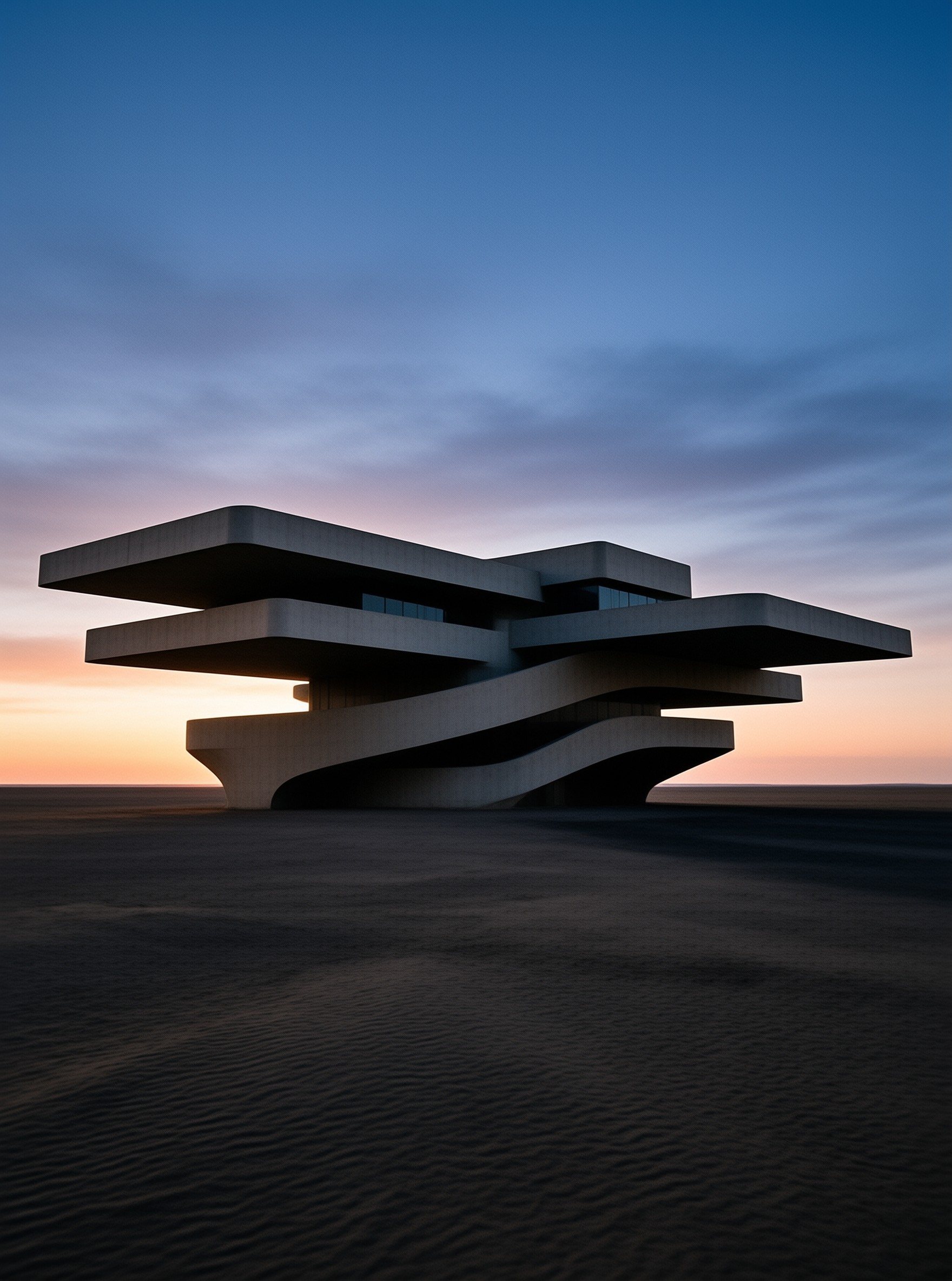 Futuristic Desert Structure