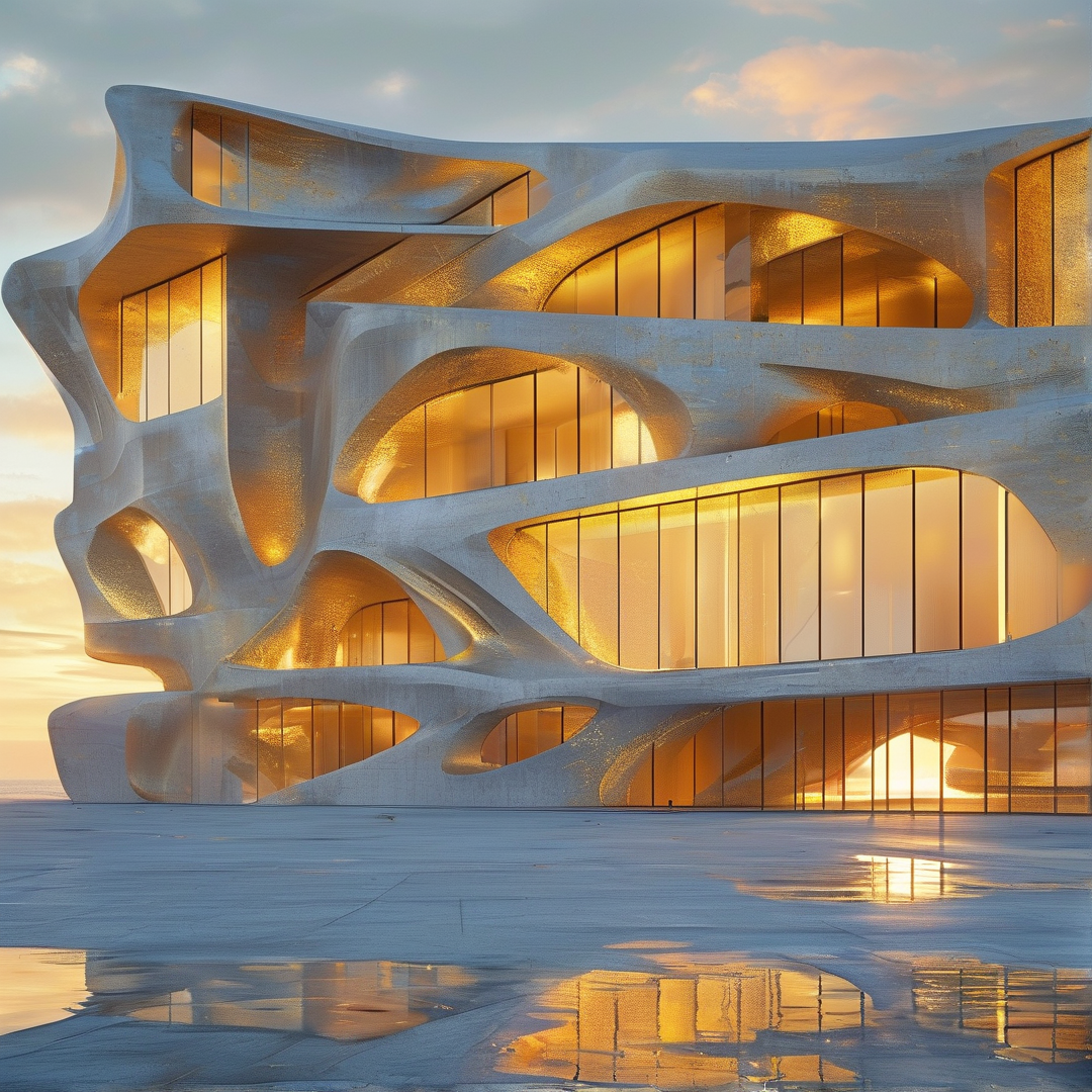 Futuristic Organic Building