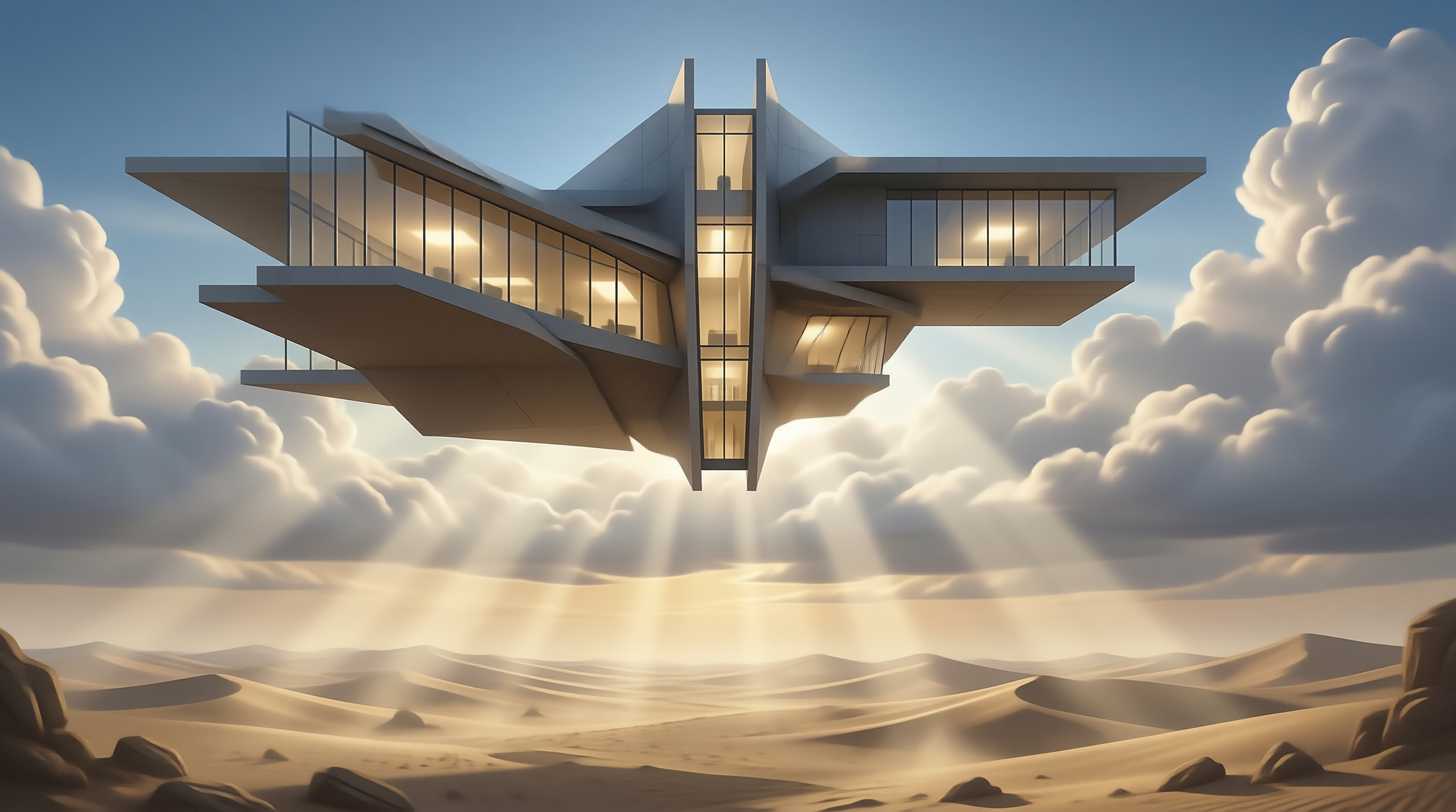 Floating Desert Architecture