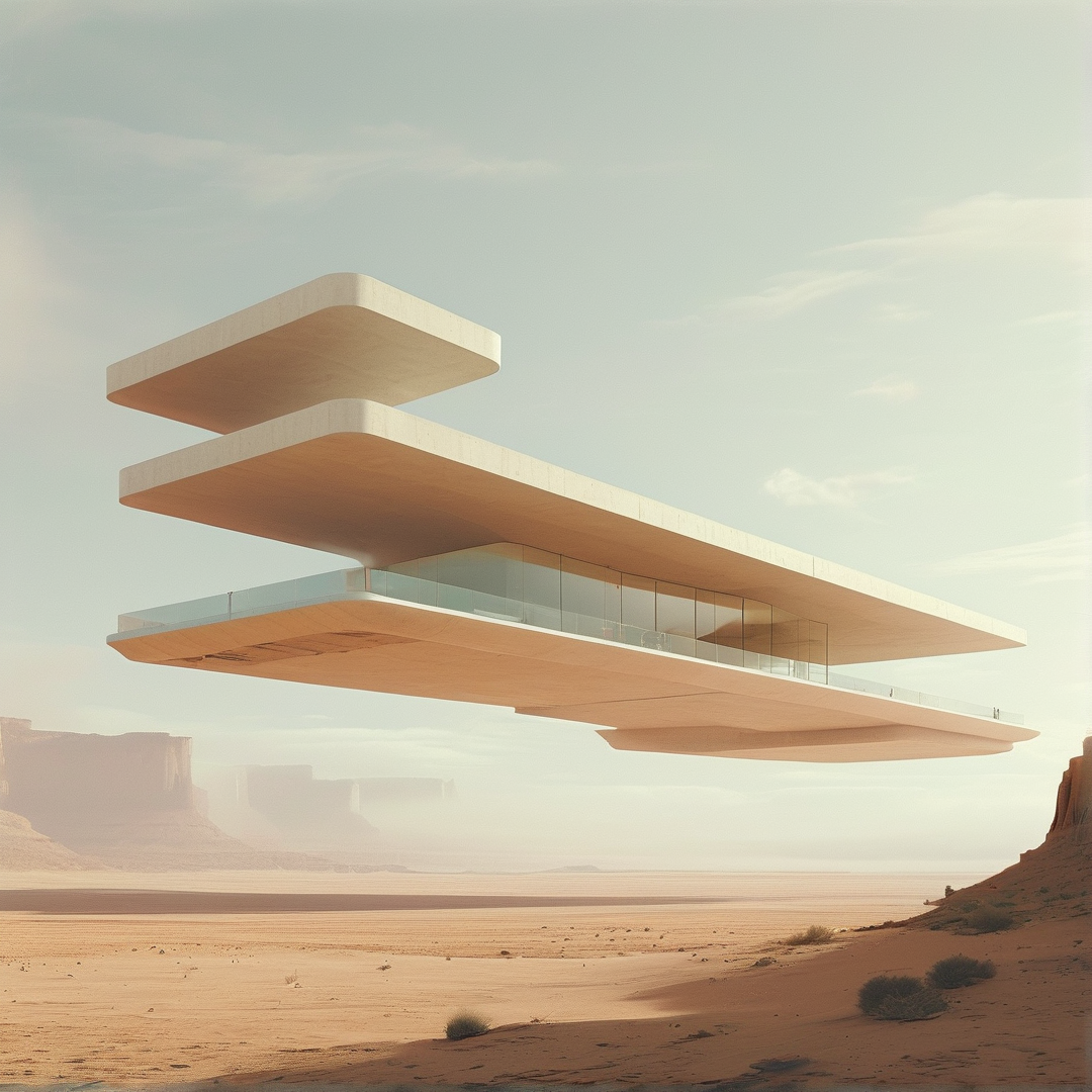 Floating Desert Architecture