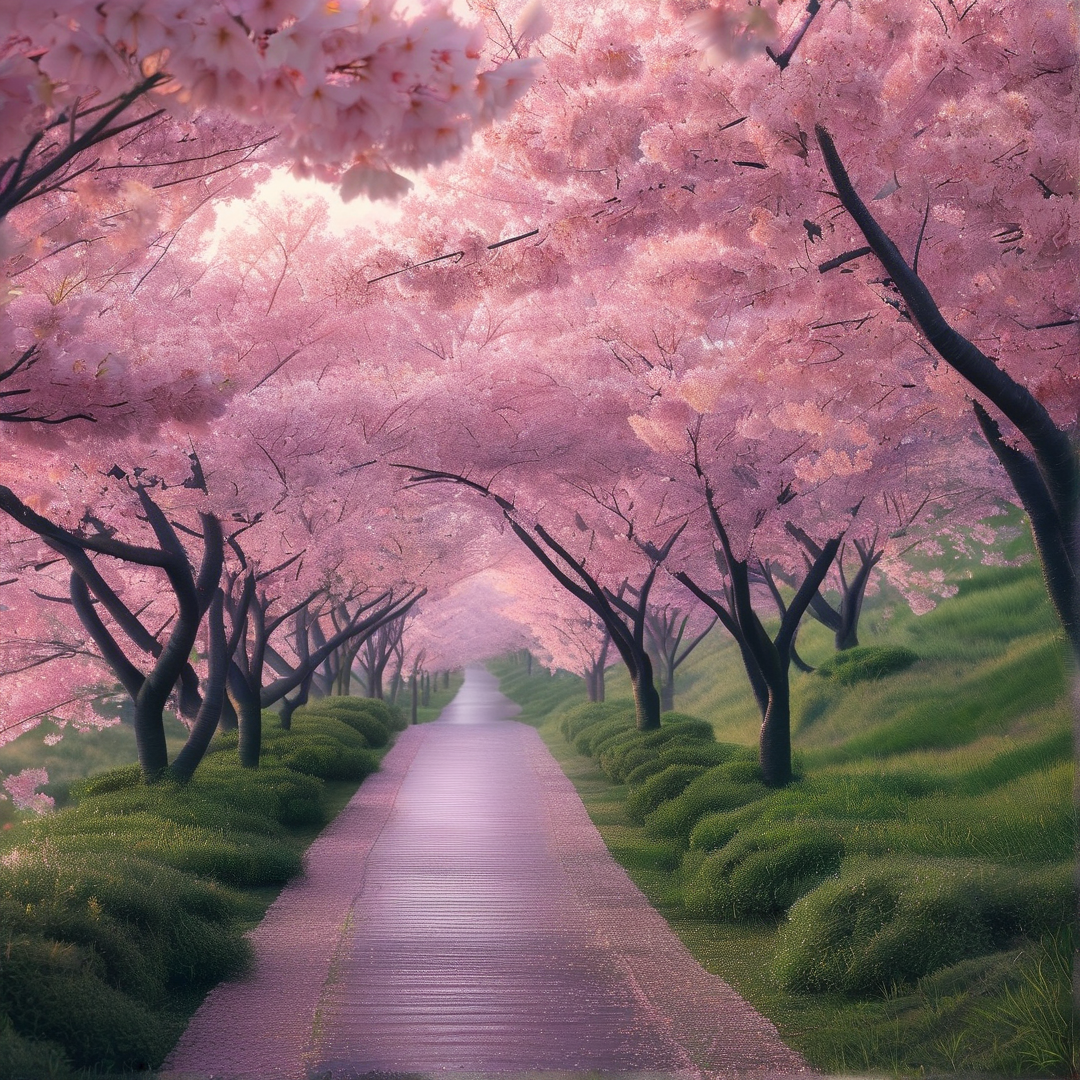 Cherry Blossom Tunnel