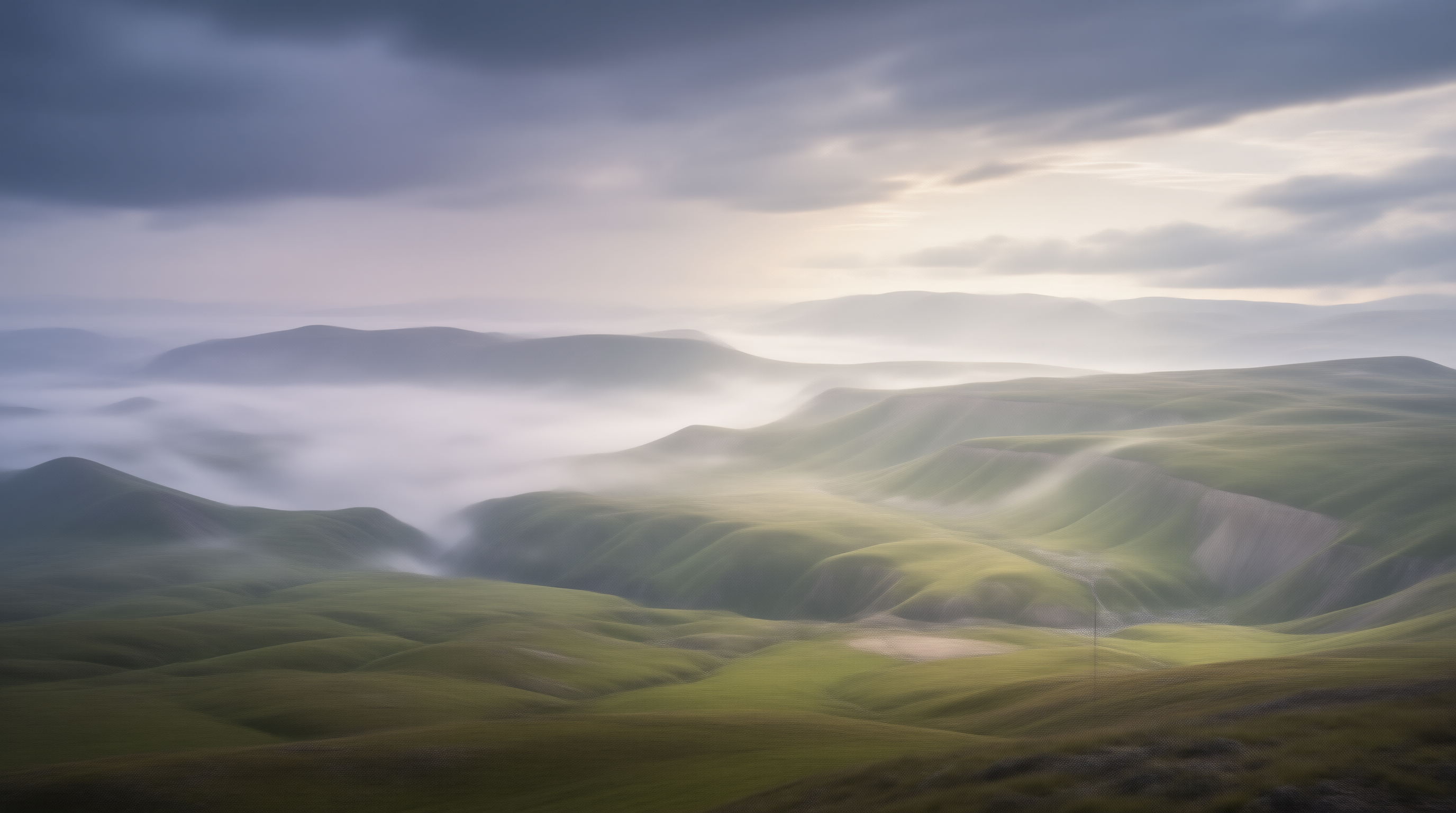 Misty Rolling Hills