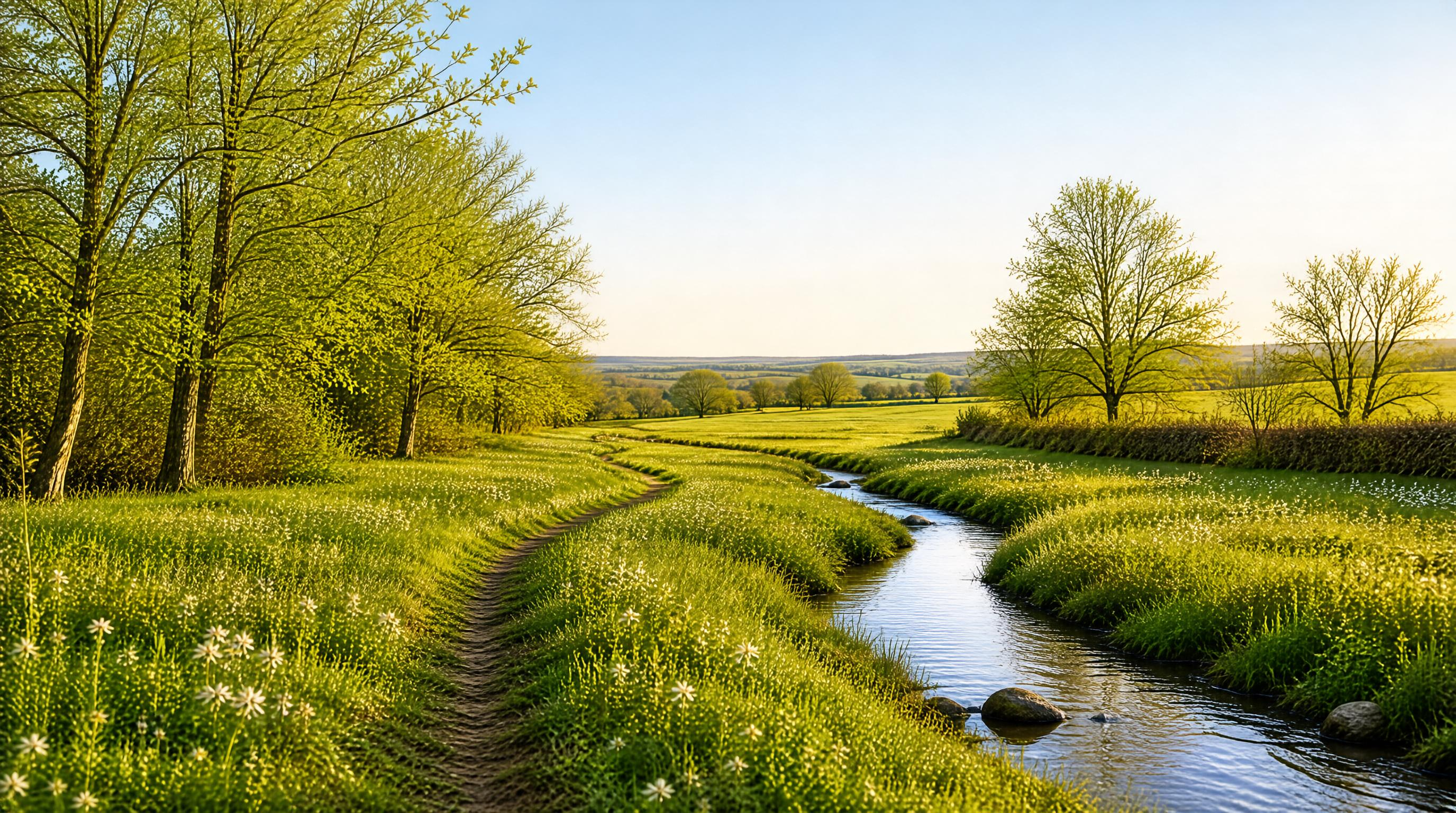 Spring Meadow Stream