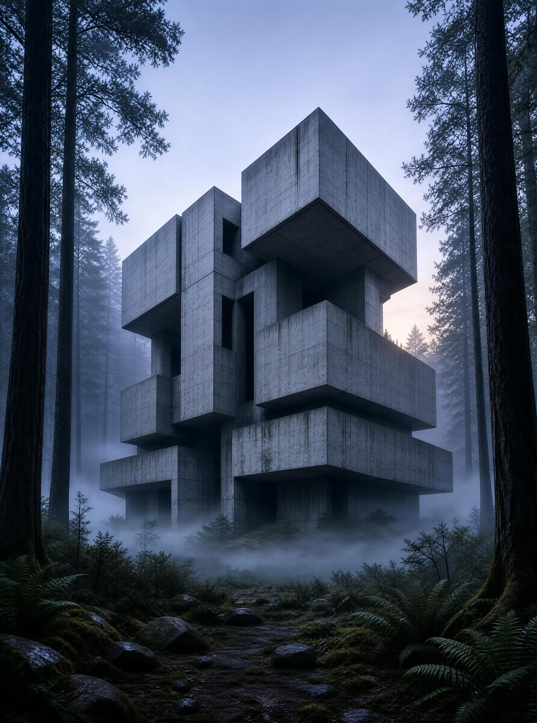 Concrete Cubes in Forest