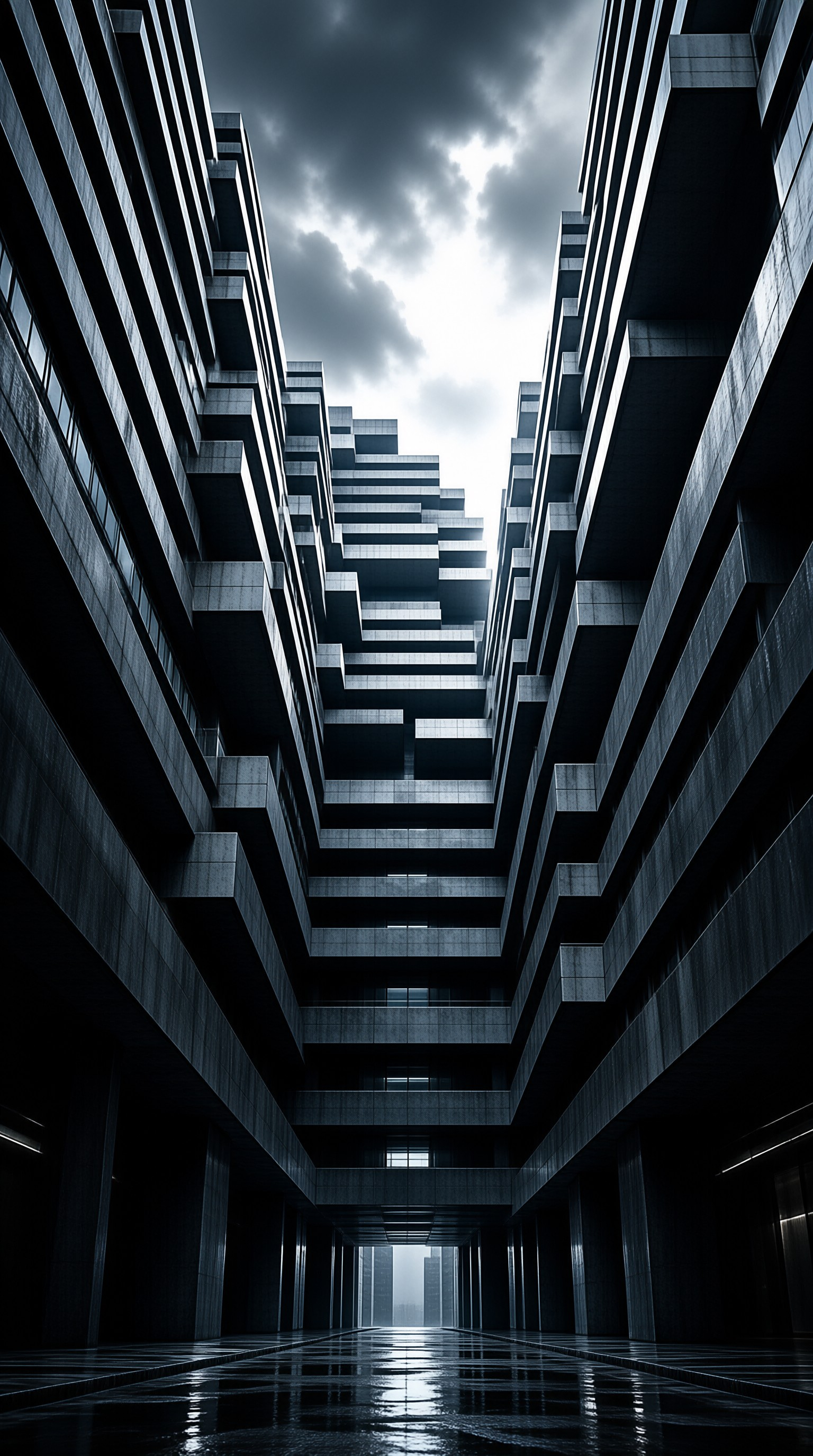 Brutalist Architecture View
