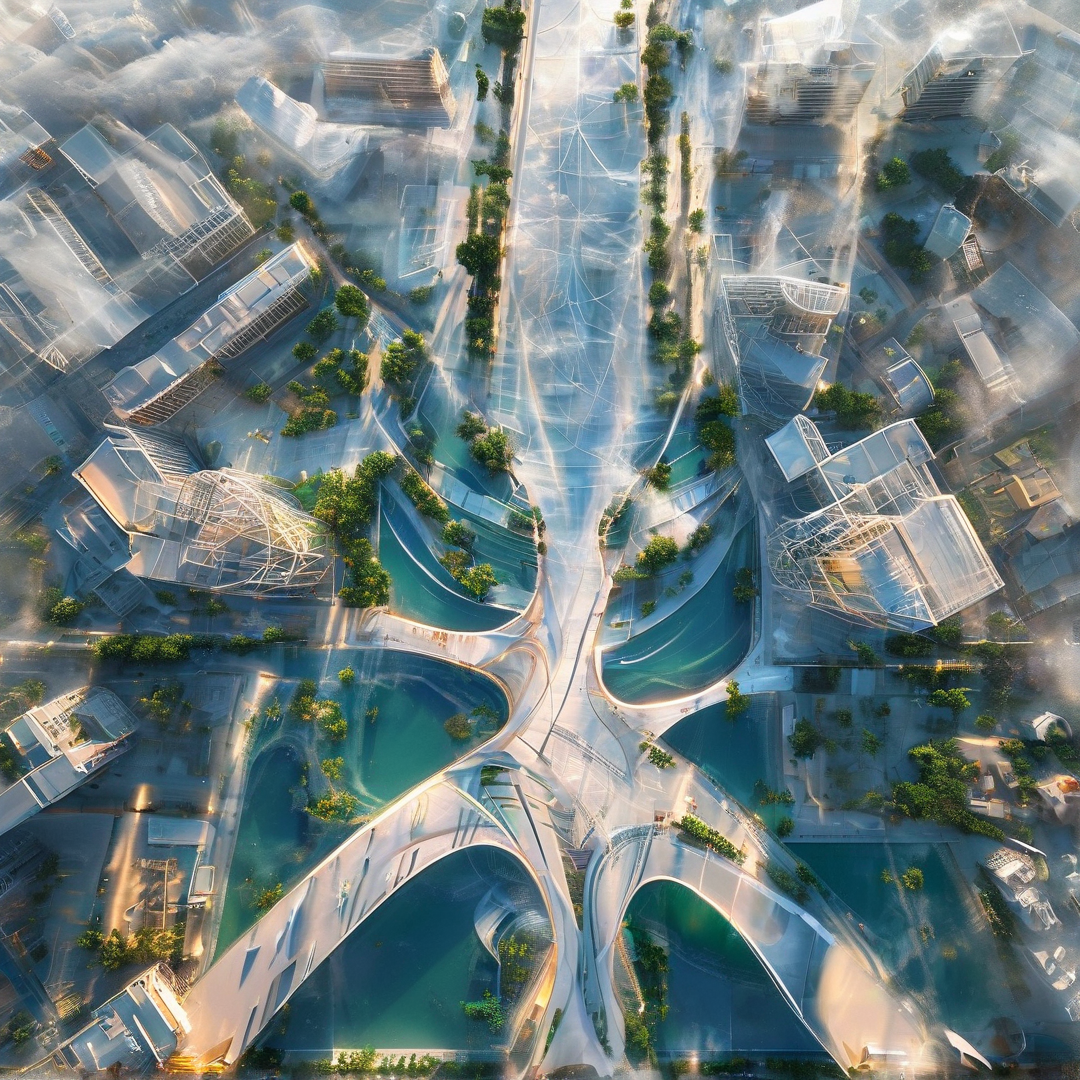Futuristic Water City