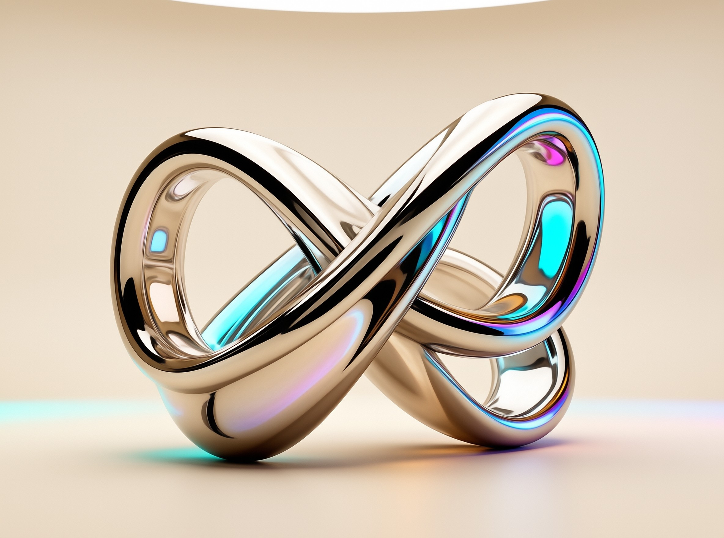 Chrome Infinity Sculpture