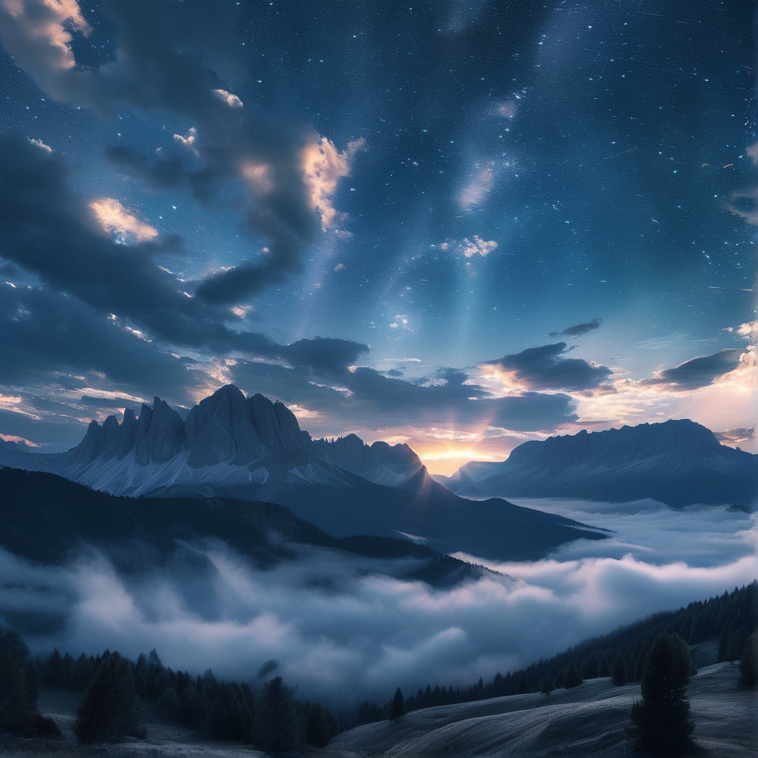 Celestial Mountain View