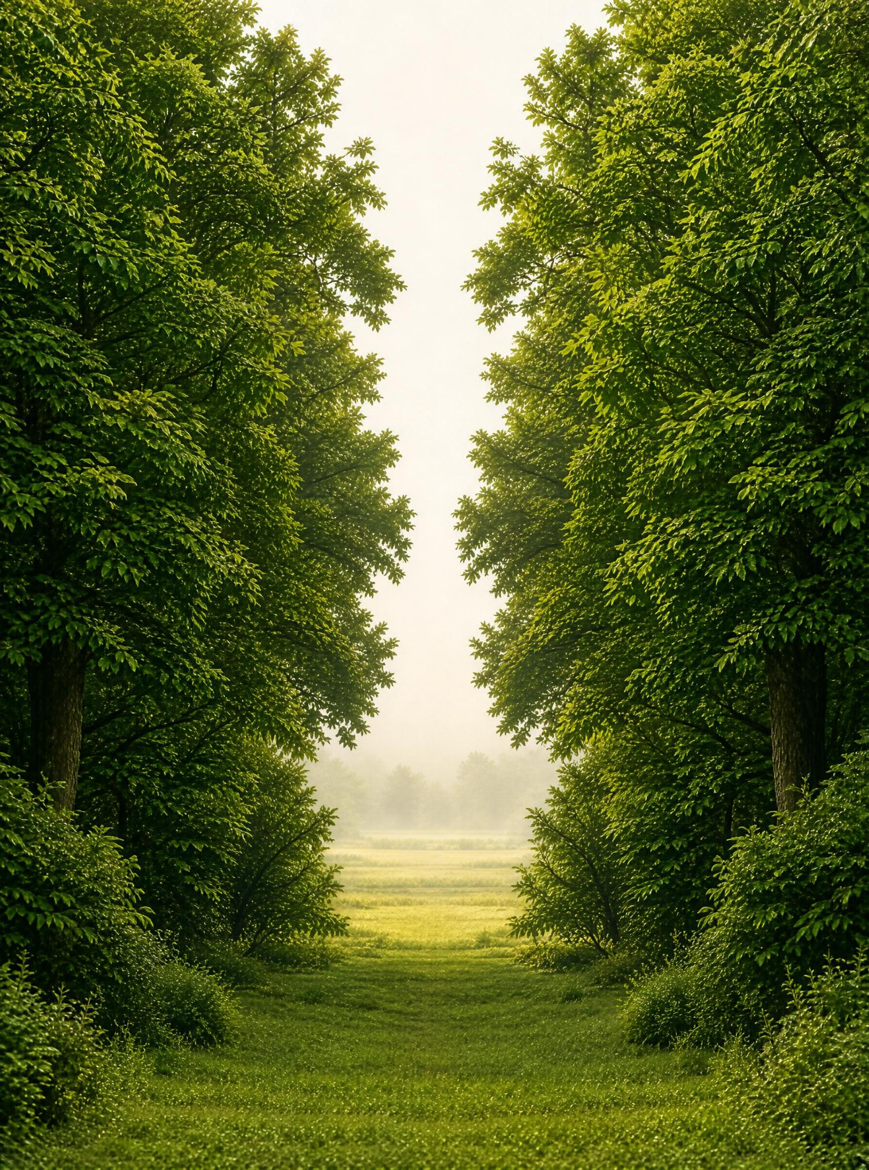 Misty Green Pathway