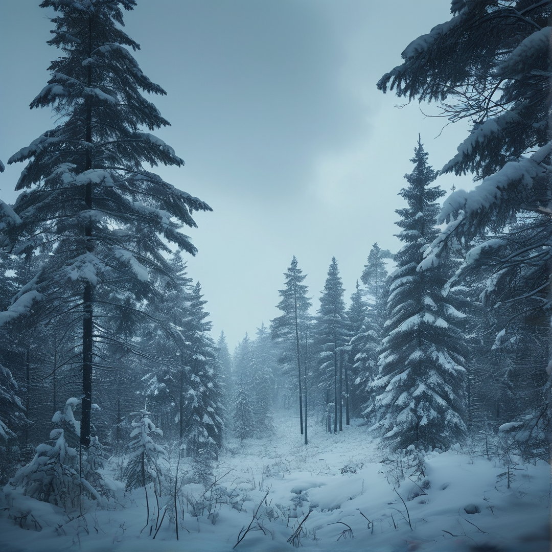 Snowy Winter Forest