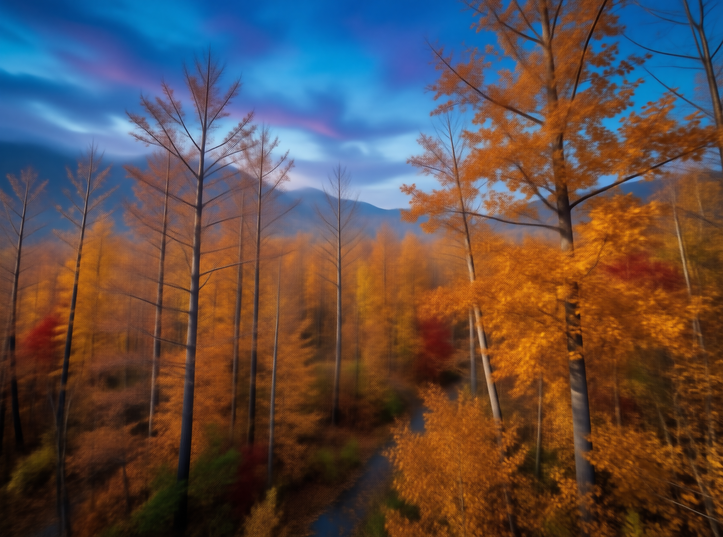 Autumn Forest Landscape