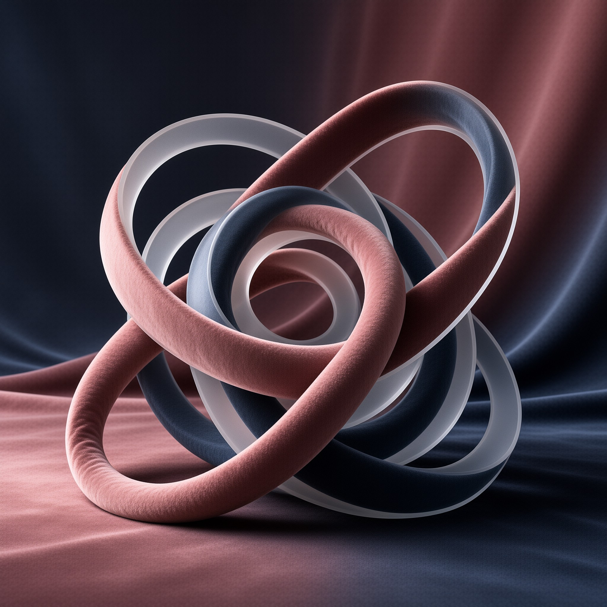Velvet Ribbon Knot — Form Study