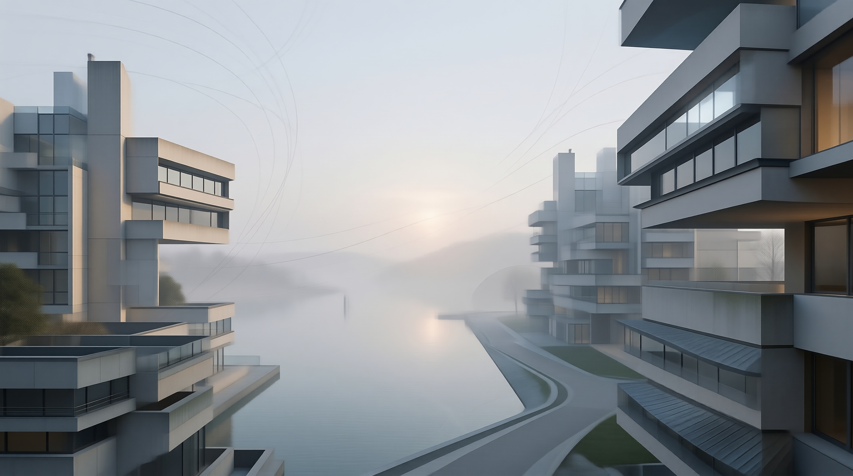 Misty Modern Architecture