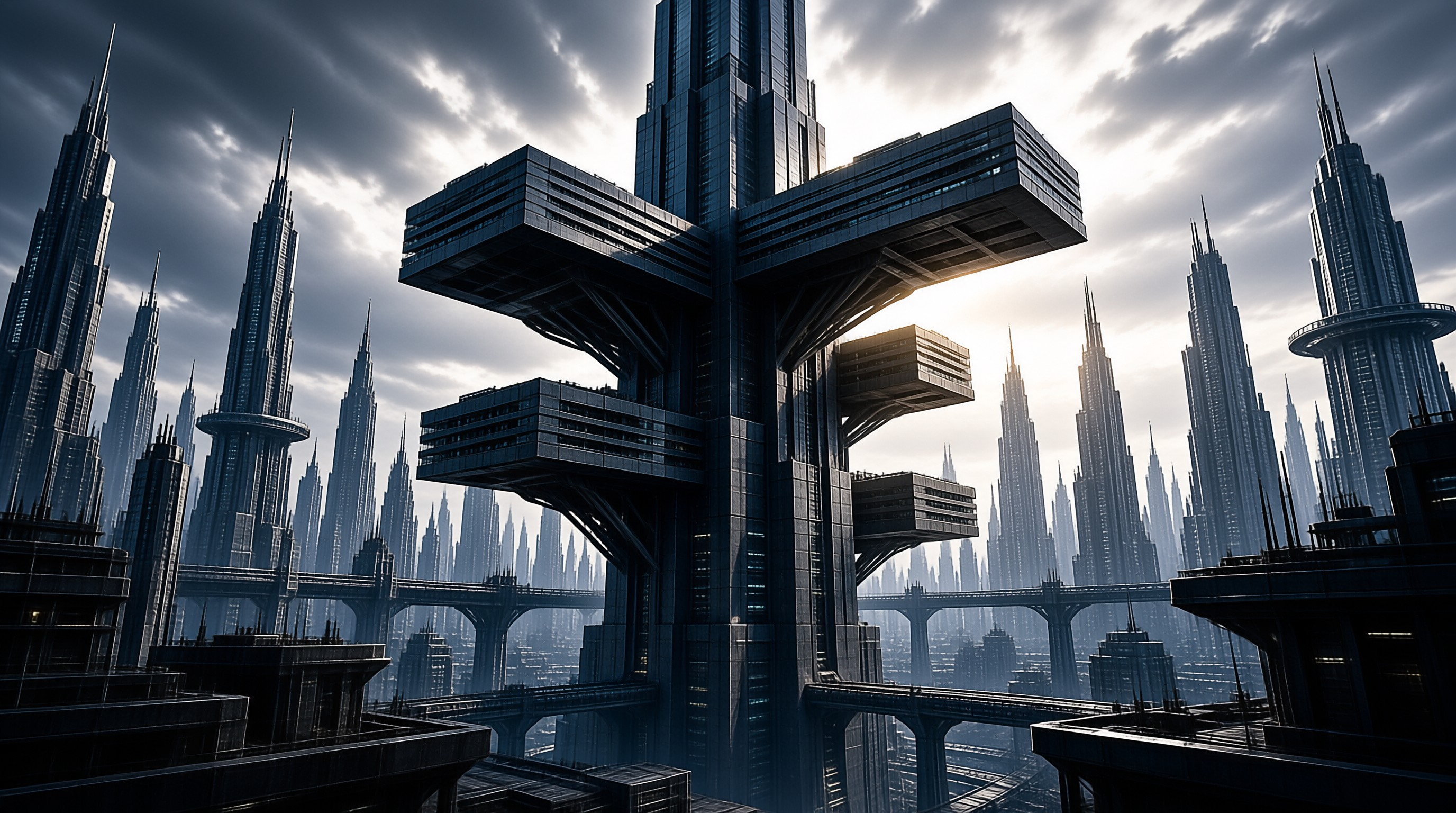 Neo-Futuristic Cityscape