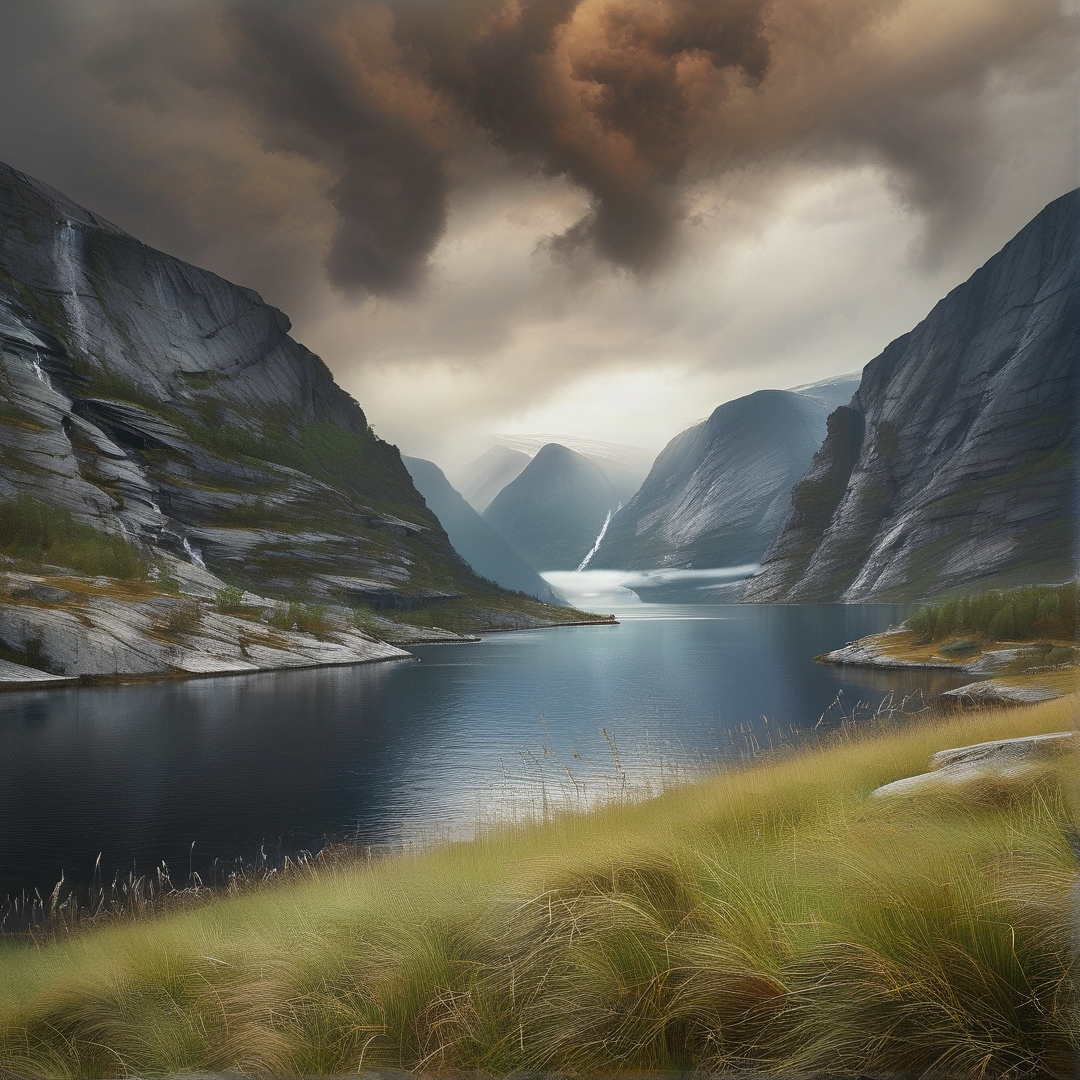 Dramatic Fjord and Cliffs