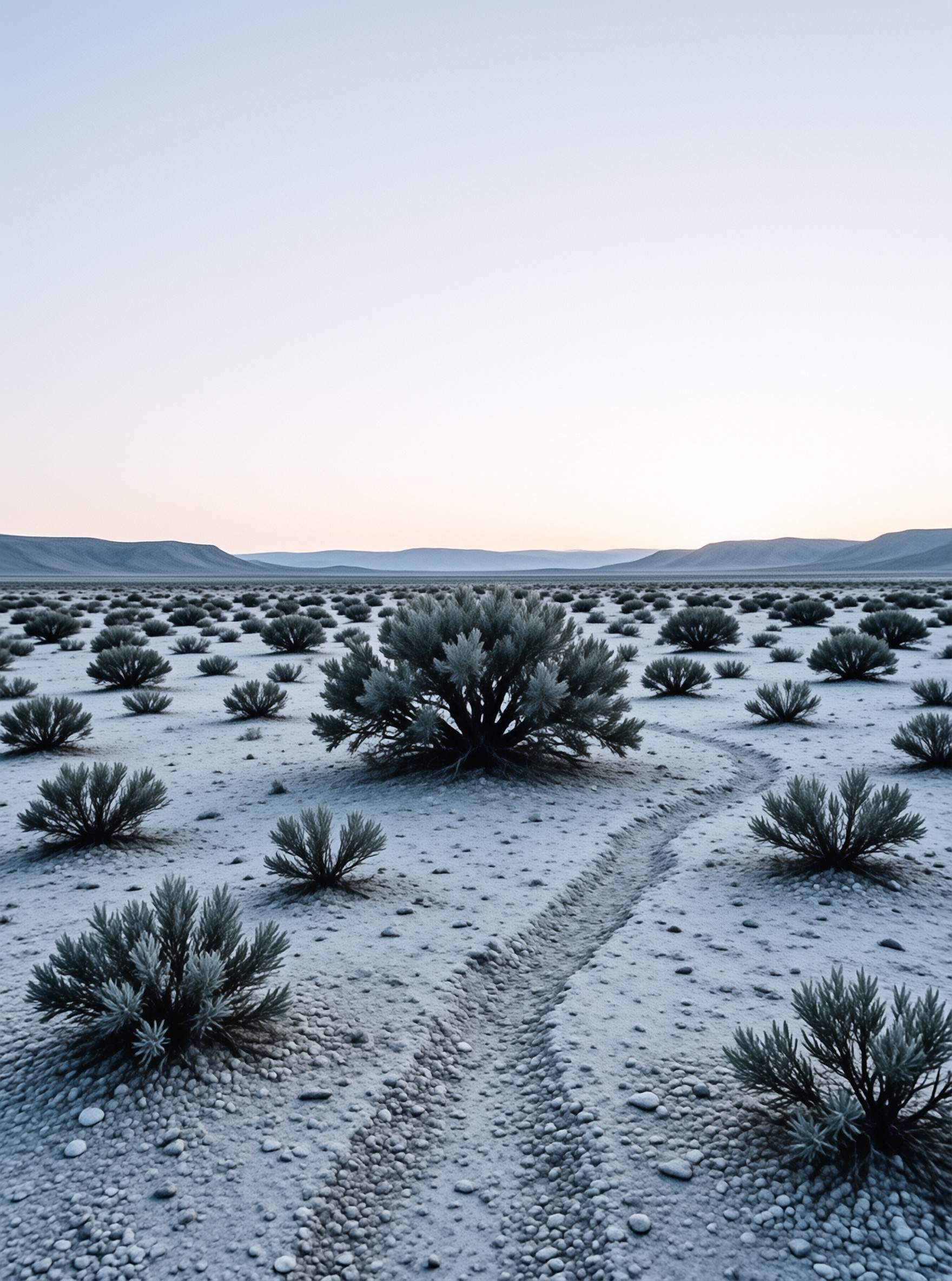 Twilight Desert Landscape