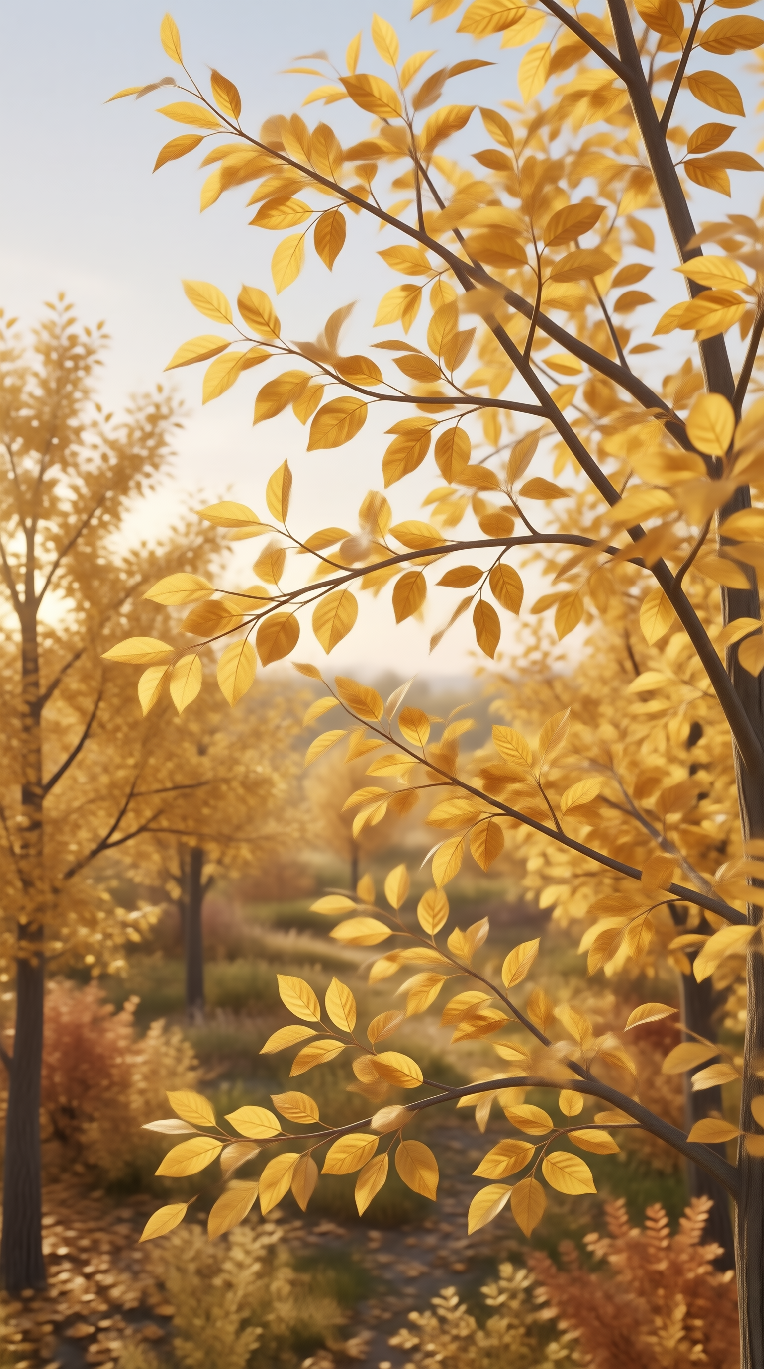 Golden Autumn Leaves