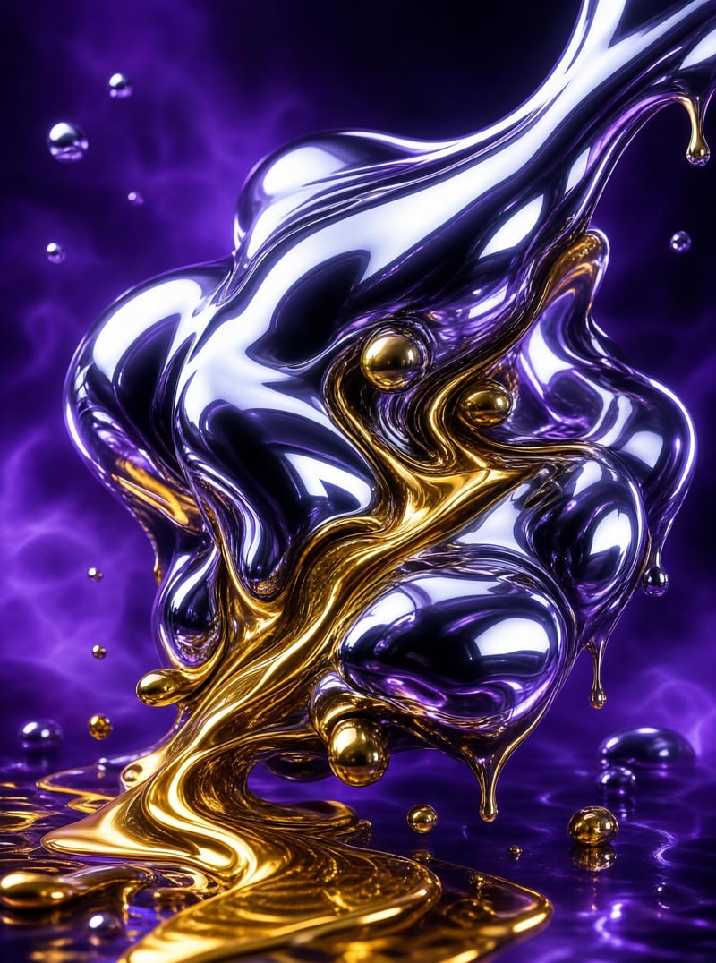 Liquid Metal Splash