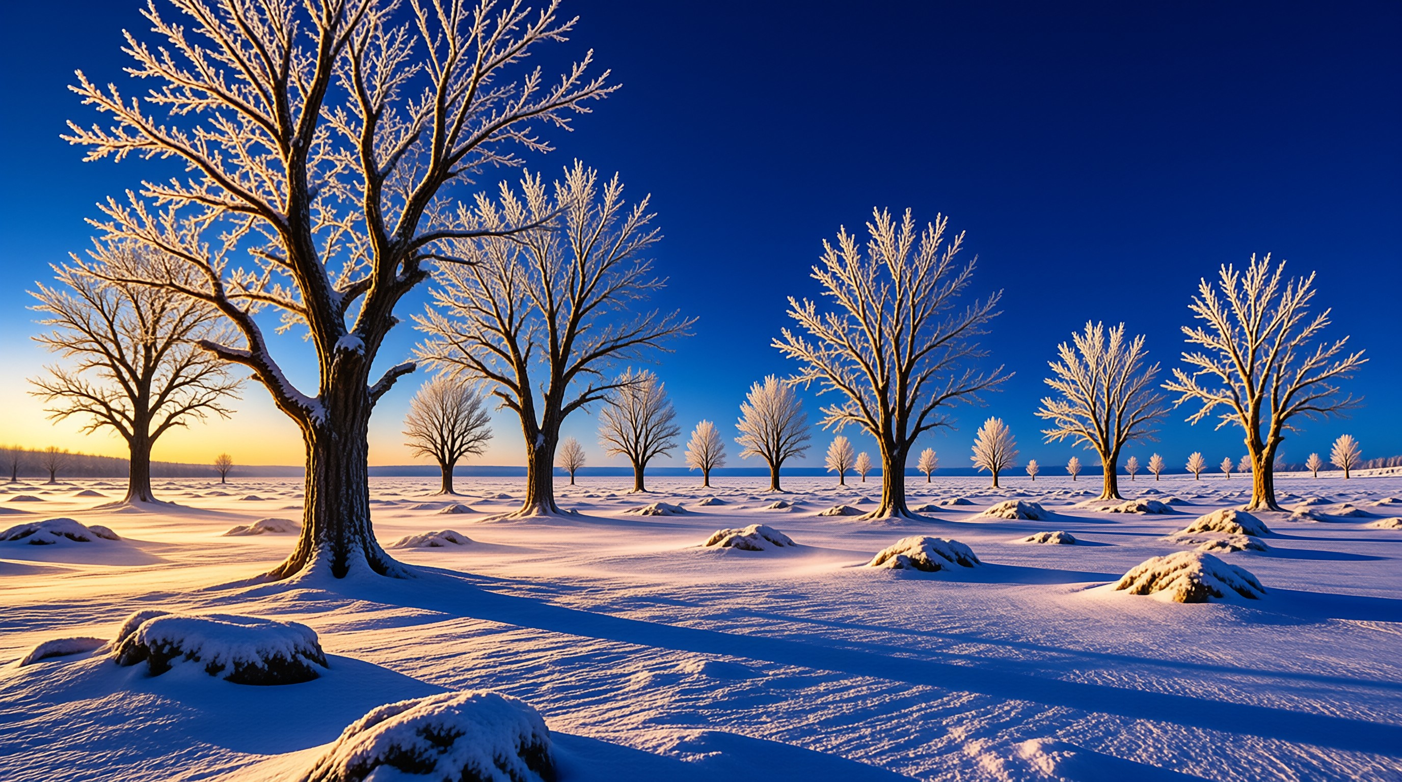 Snowy Winter Landscape
