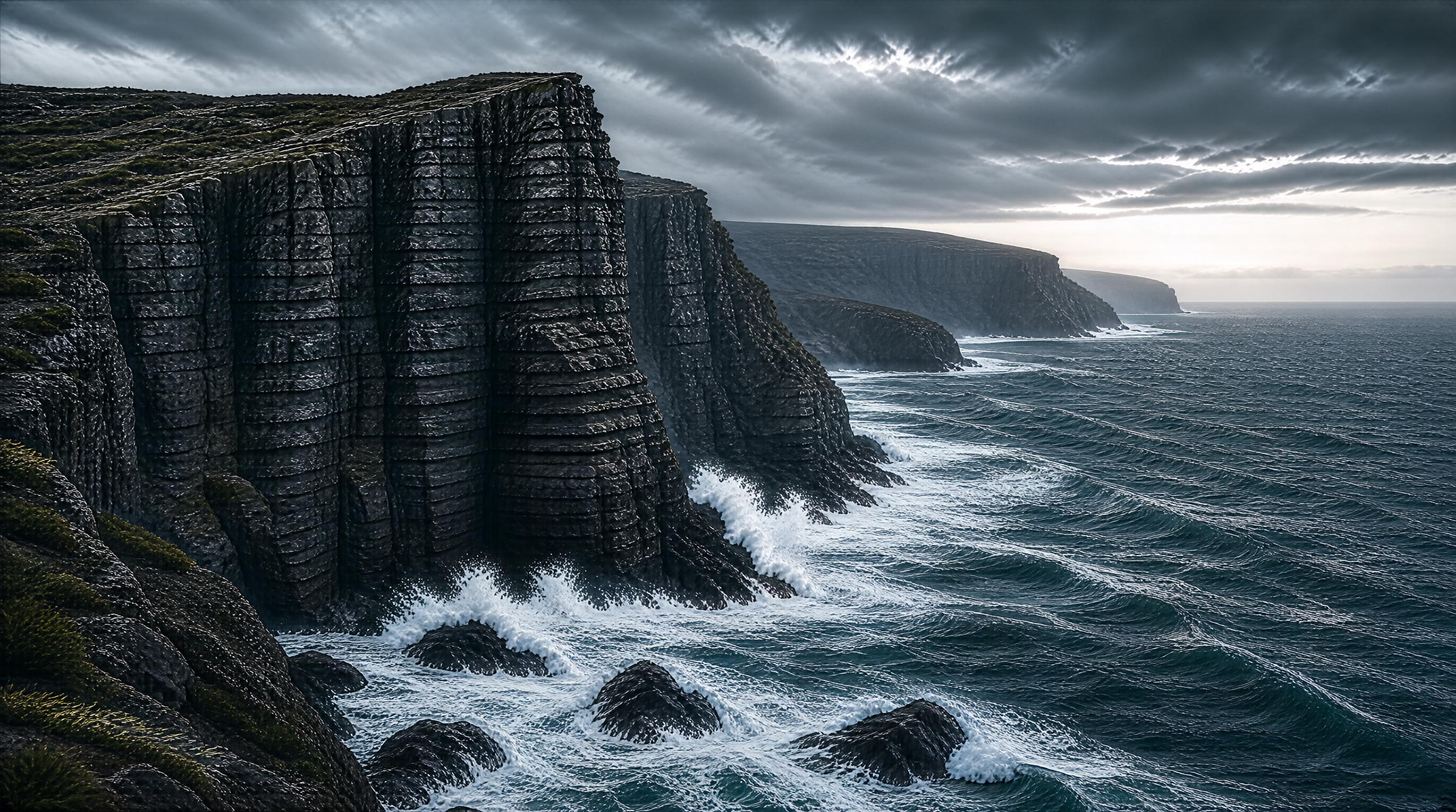 Dramatic Coastal Cliffs