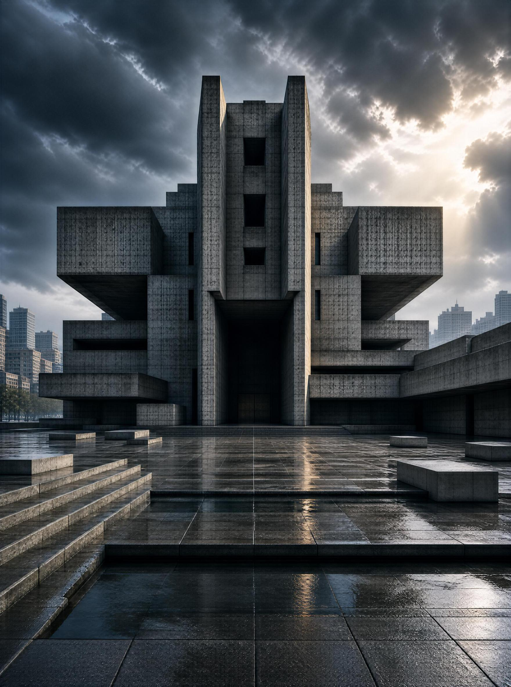 Brutalist Monument