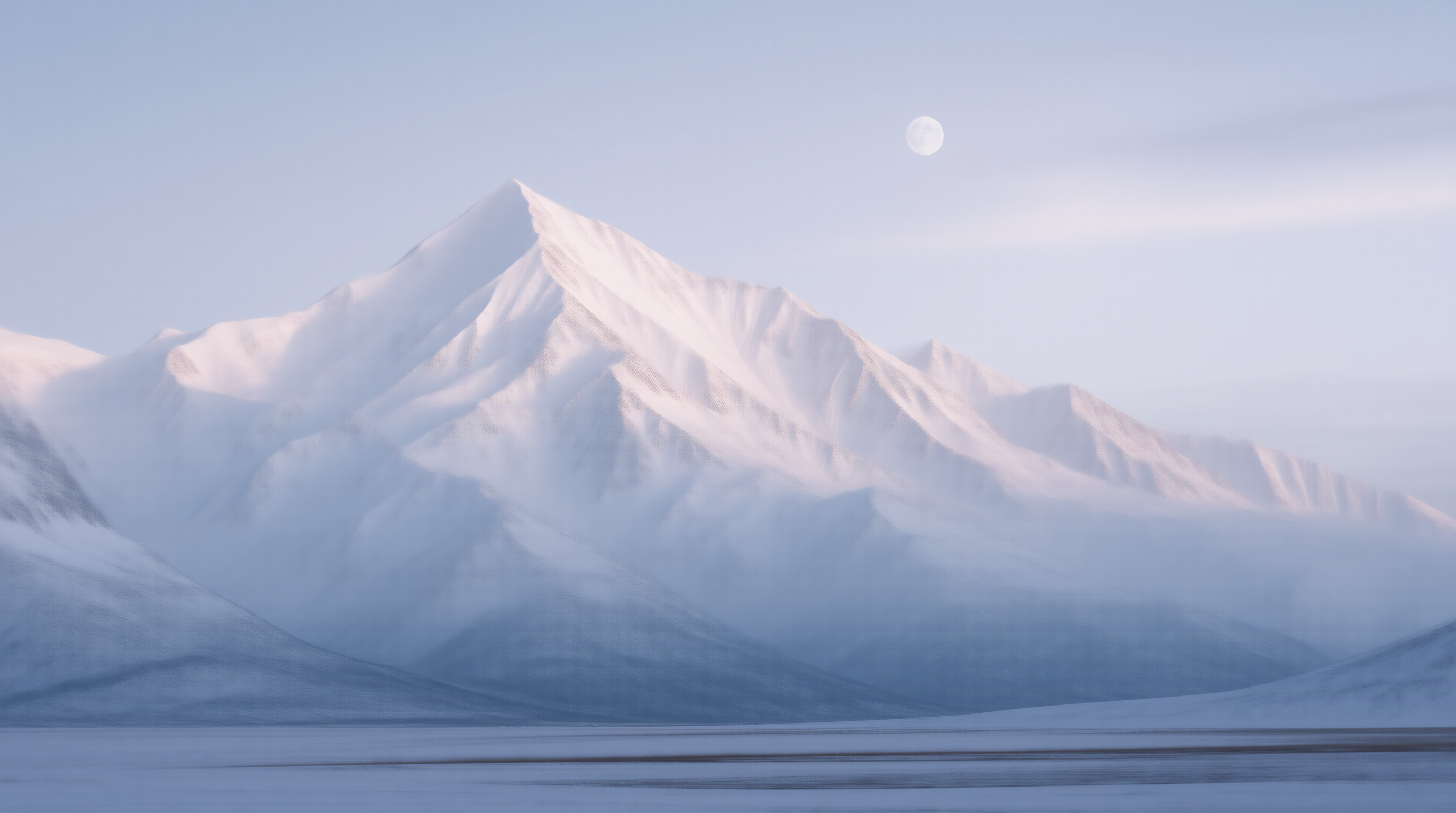 Snowy Mountain Peak
